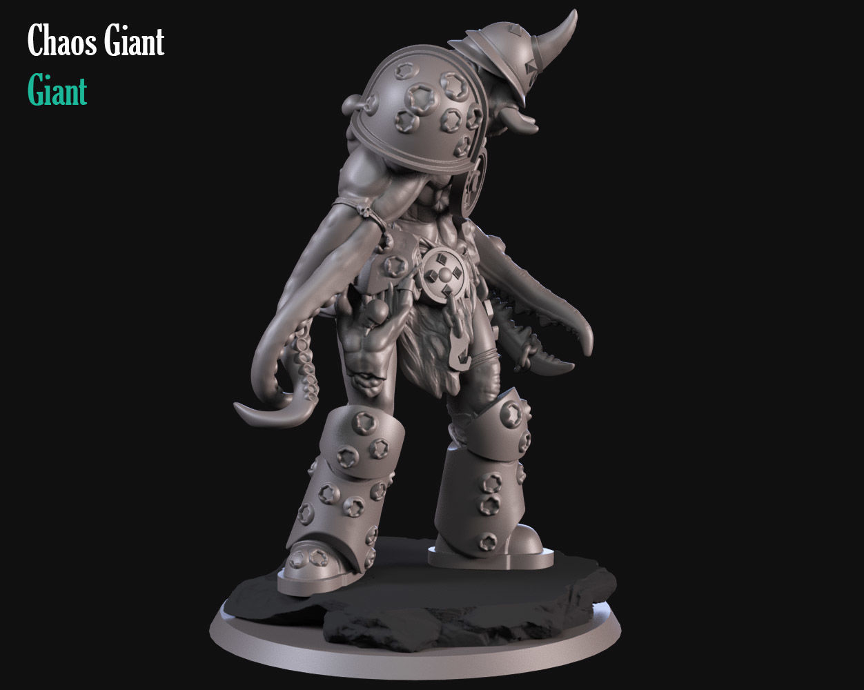 Chaos Giant 3D print model_5