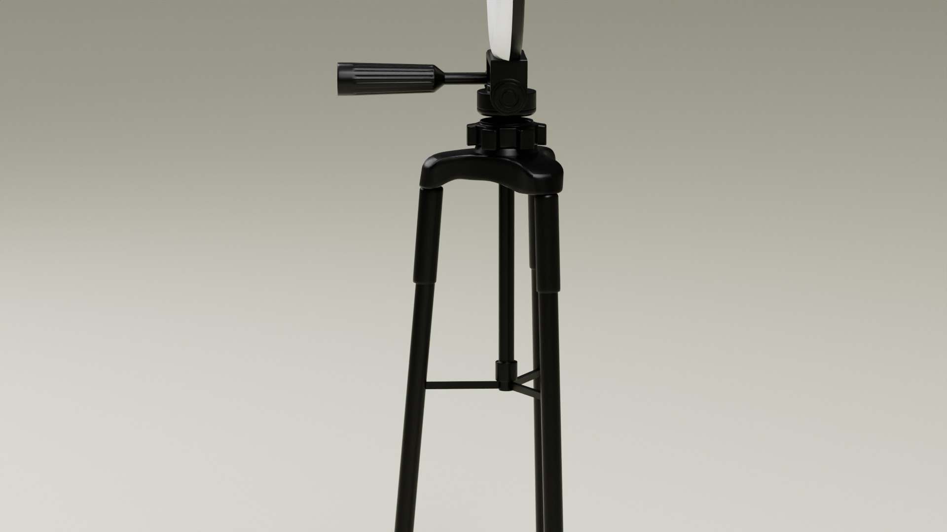Tripod with Ring Light 3D model_4
