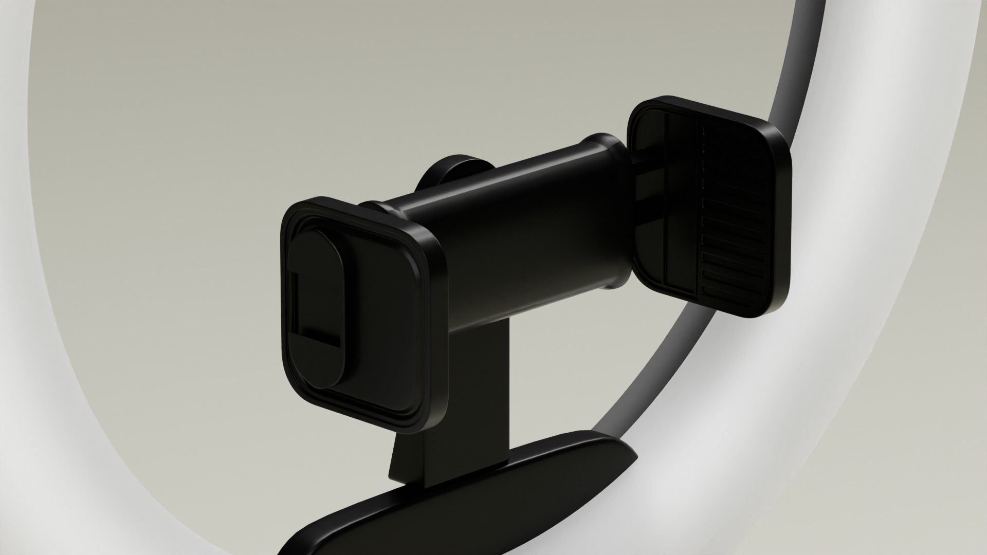 Tripod with Ring Light 3D model_3