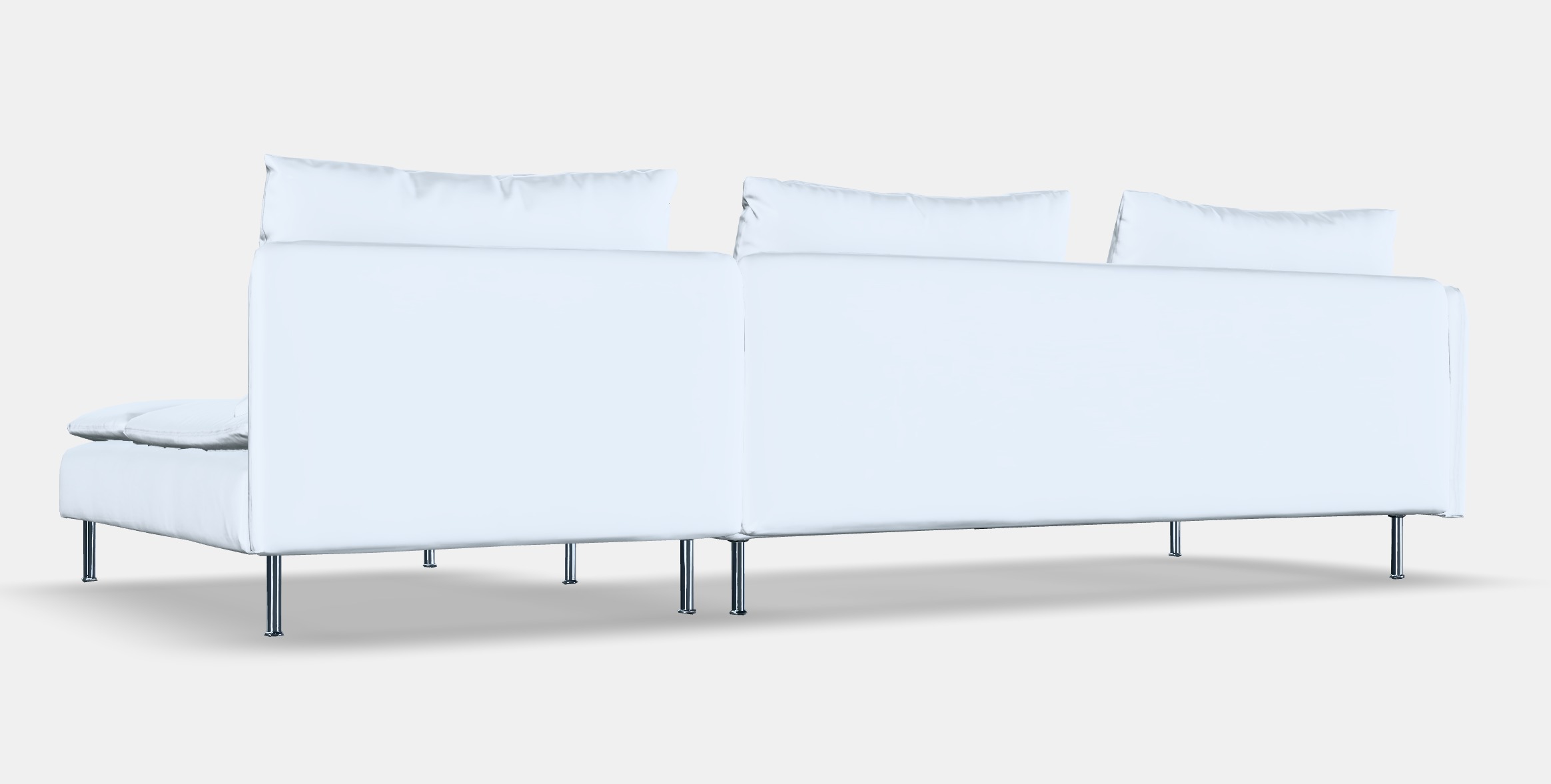 SODERHAMN 4-seat sofa with chaise longue 1 Low-poly 3D model_2