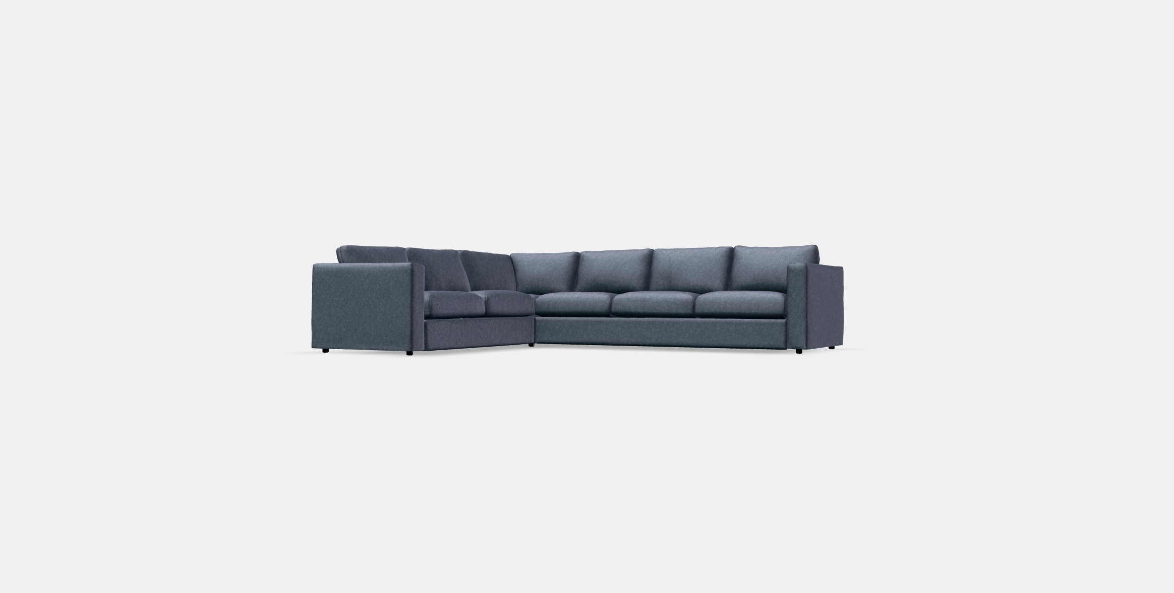 VIMLE Corner sofa 5-seat 2 Low-poly 3D model_11
