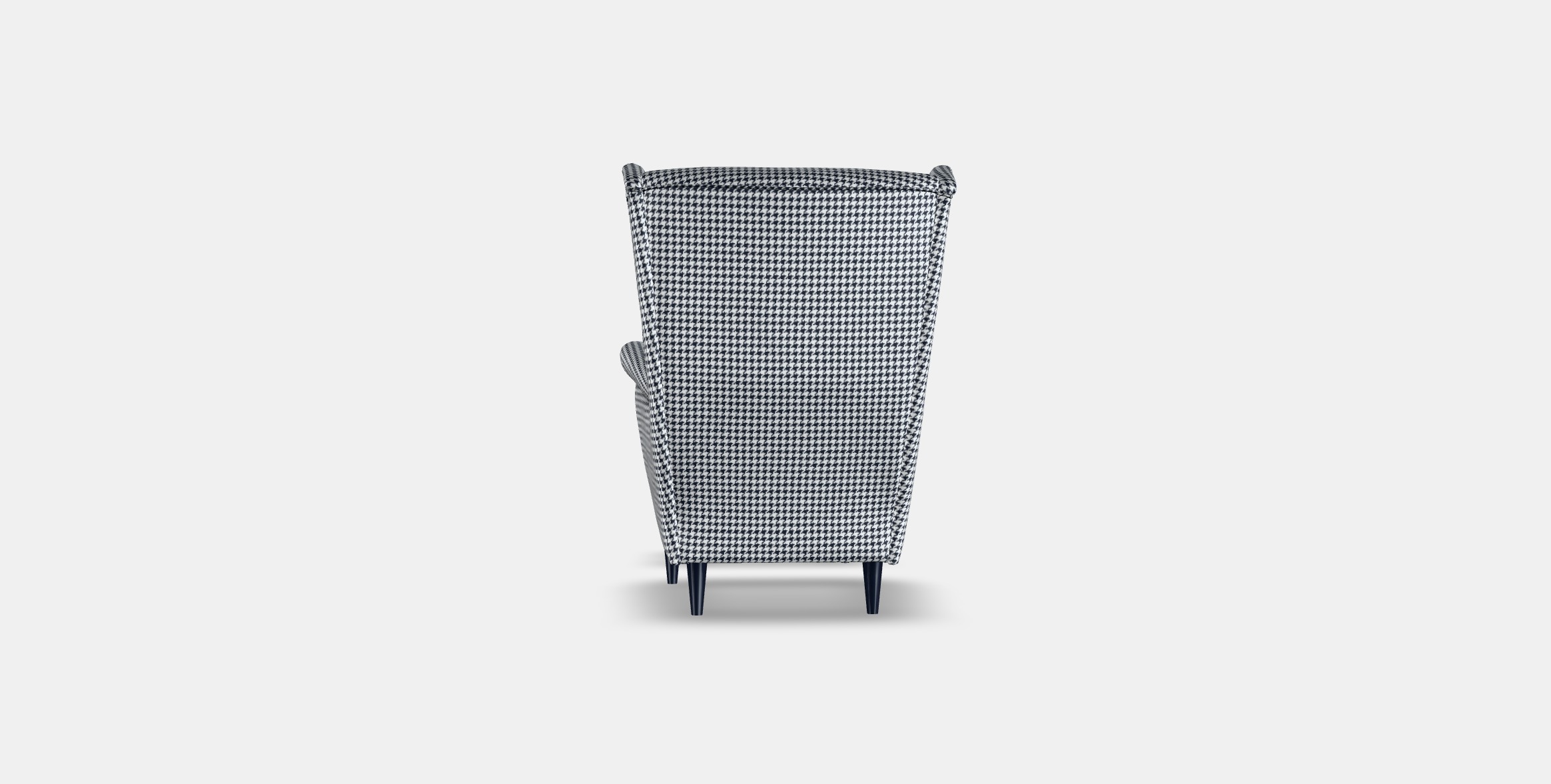 STRANDMON Armchair and footstool 2 Low-poly 3D model_13