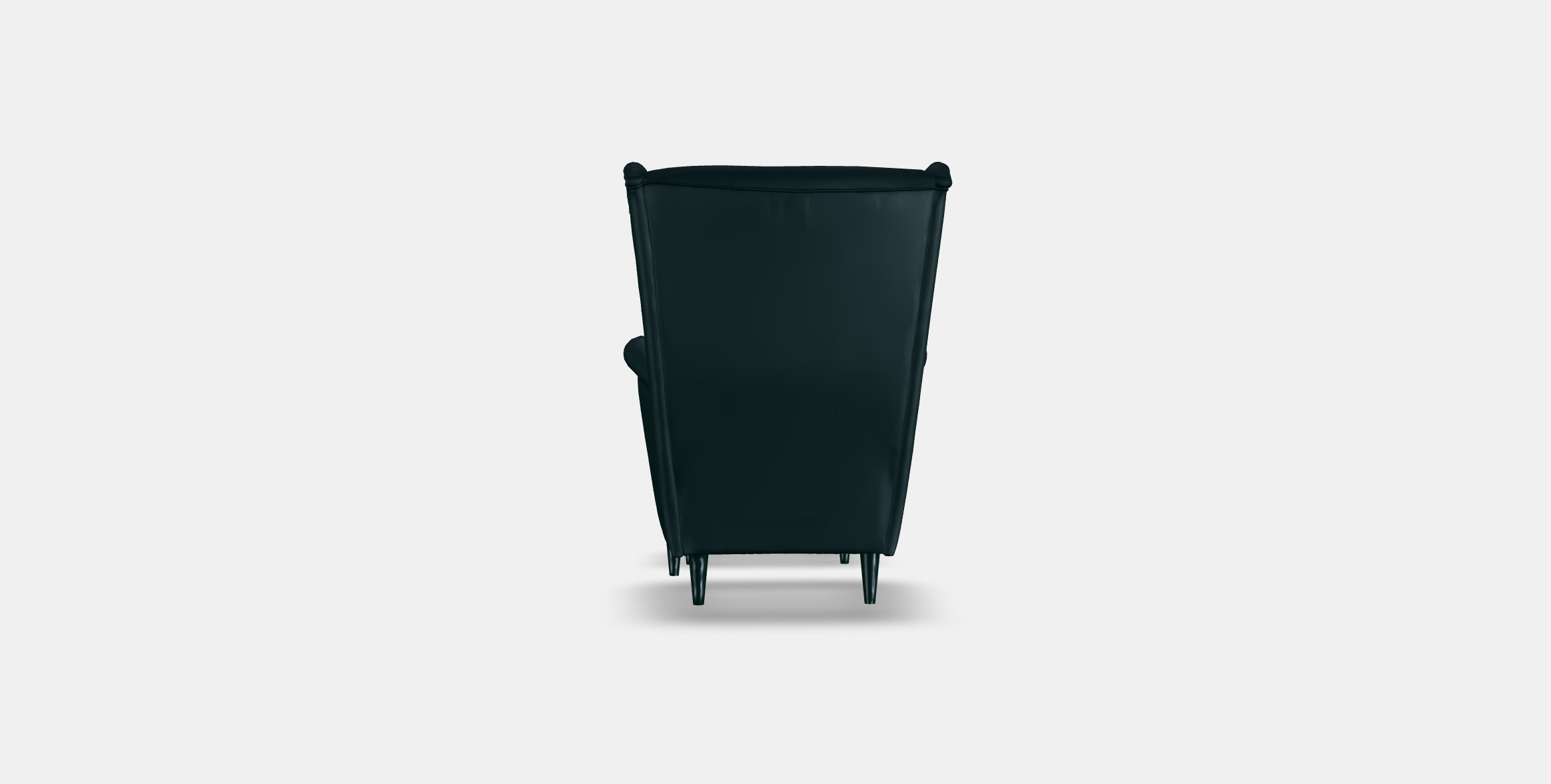STRANDMON Armchair and footstool 3 Low-poly 3D model_14