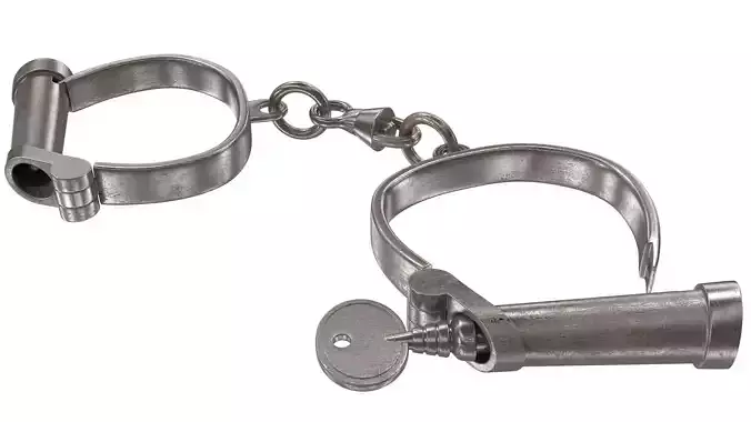 Vintage Steel Police Handcuffs
