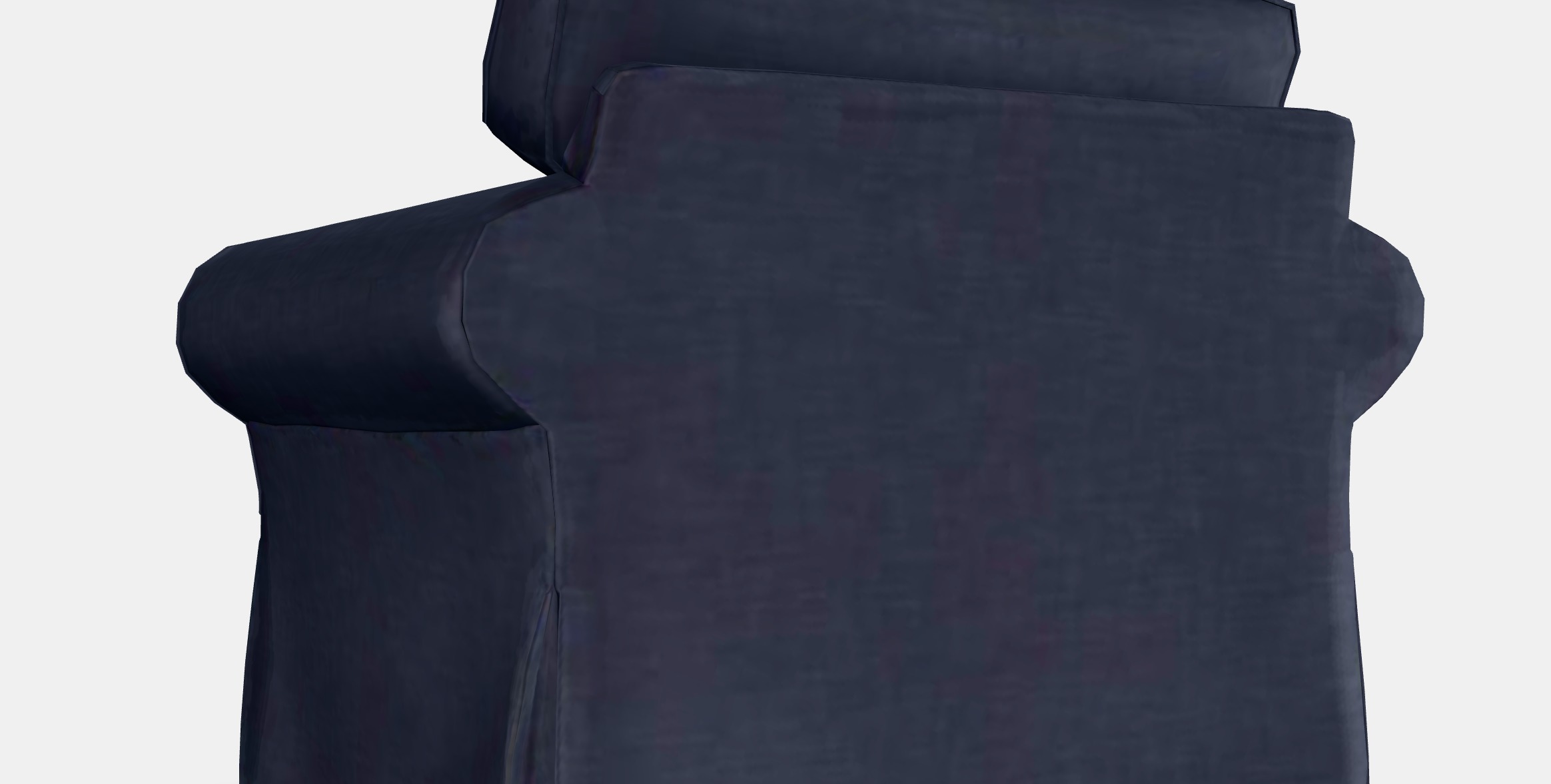 EKTORP Armchair Low-poly 3D model_2