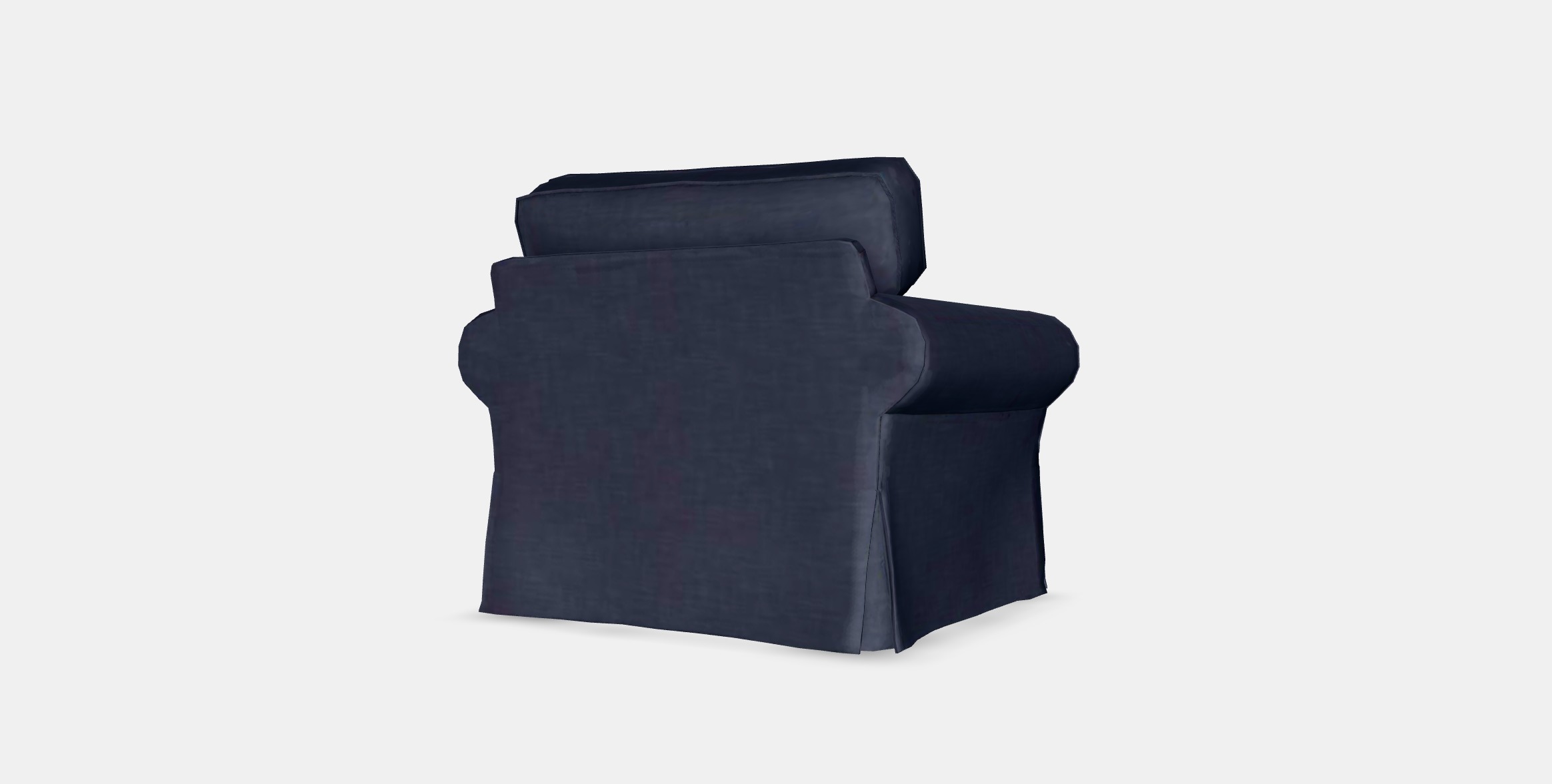 EKTORP Armchair Low-poly 3D model_4
