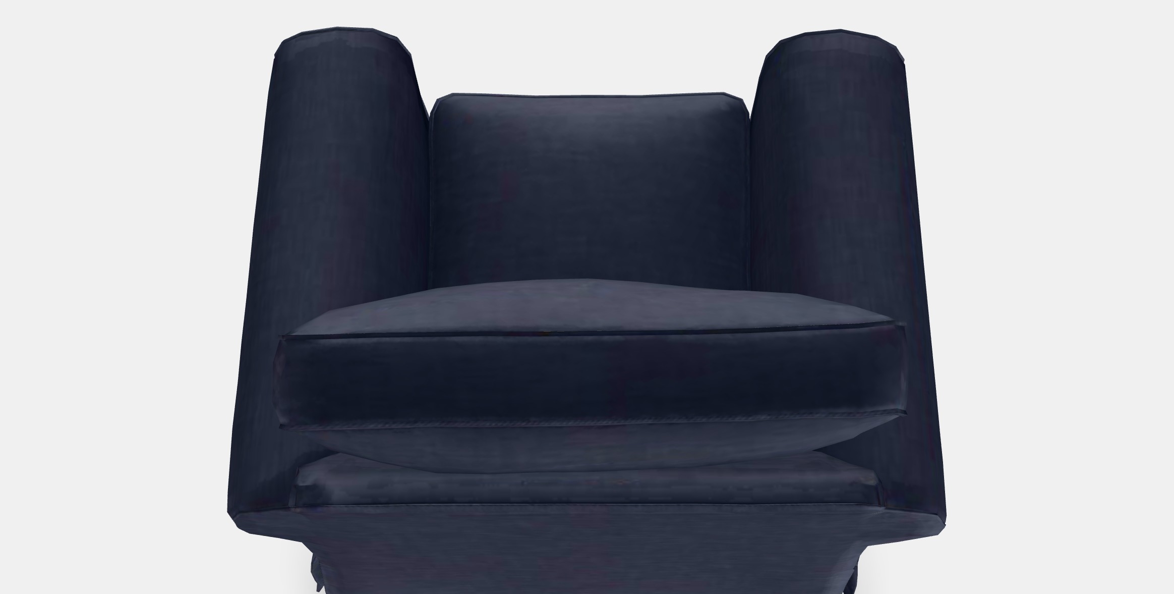 EKTORP Armchair Low-poly 3D model_5