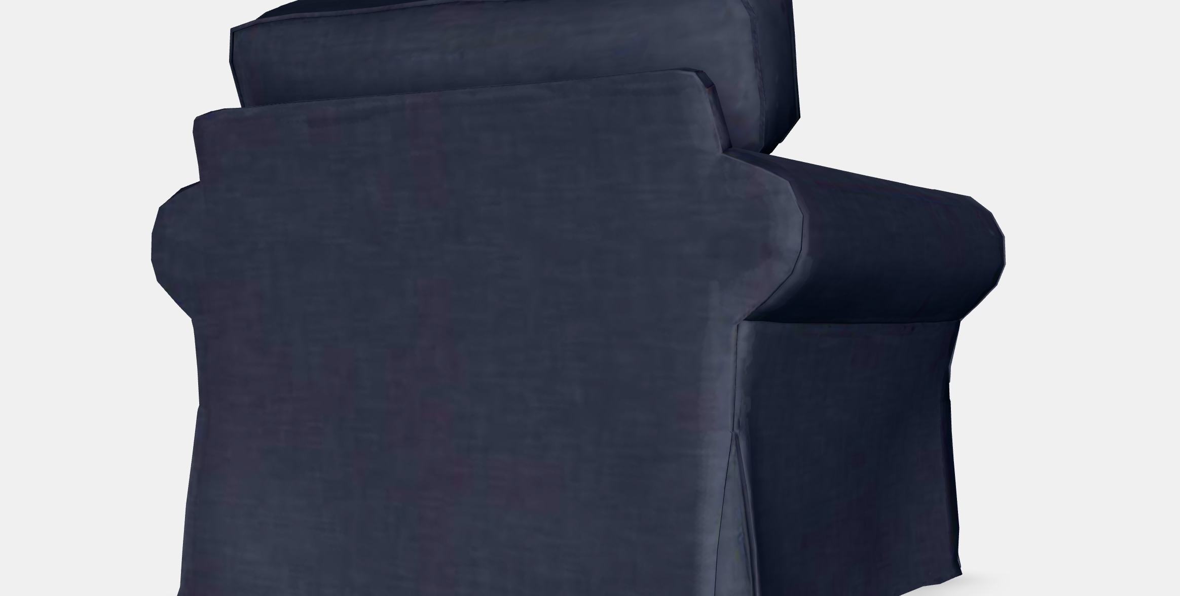 EKTORP Armchair Low-poly 3D model_6