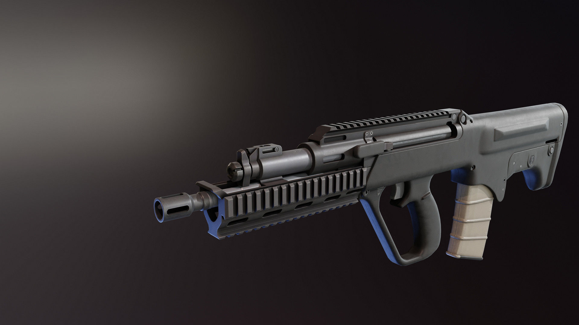 SAR 21 Rifle Low-poly 3D model_4