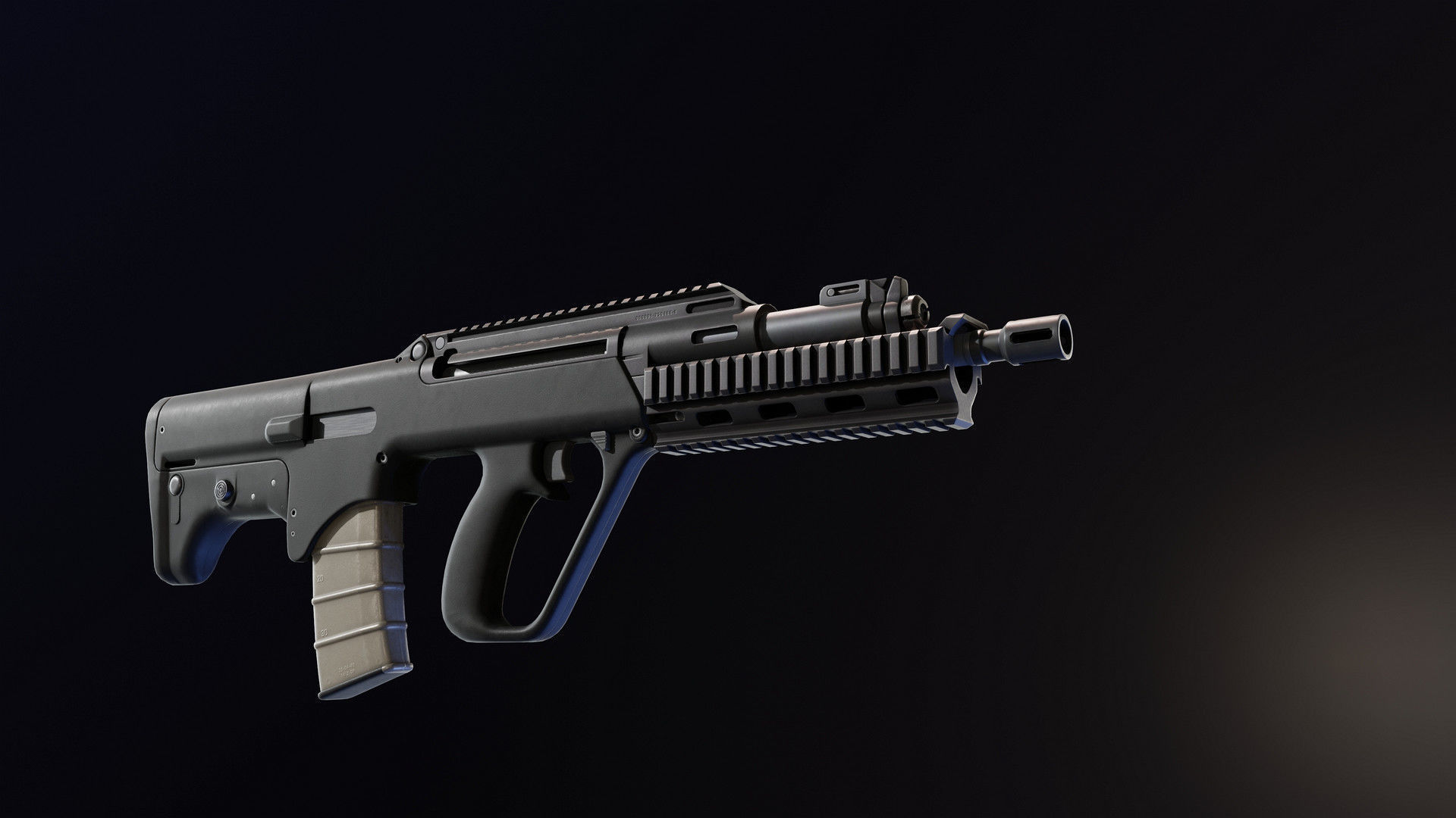 SAR 21 Rifle Low-poly 3D model_6