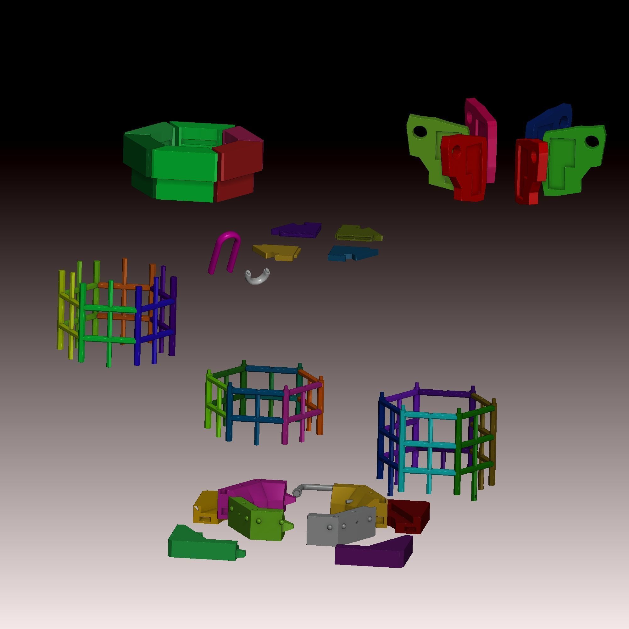 Bloodborne Mensis Cage for cosplay  3D print model_5