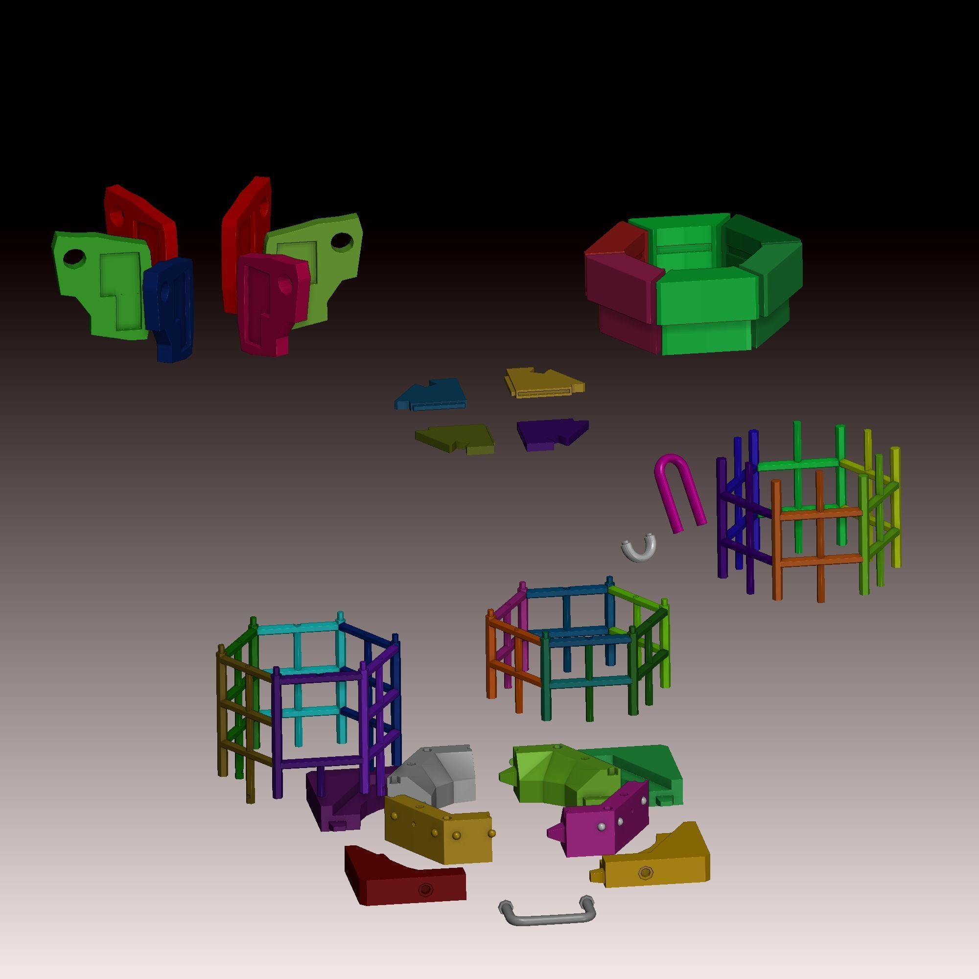 Bloodborne Mensis Cage for cosplay  3D print model_4