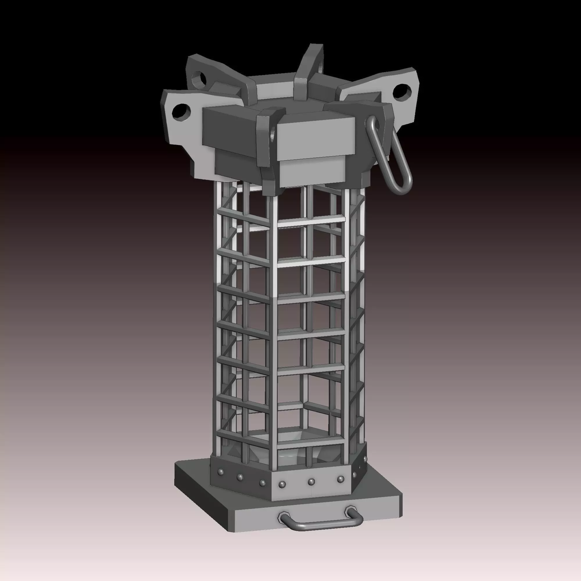 Bloodborne Mensis Cage for cosplay  3D print model_0