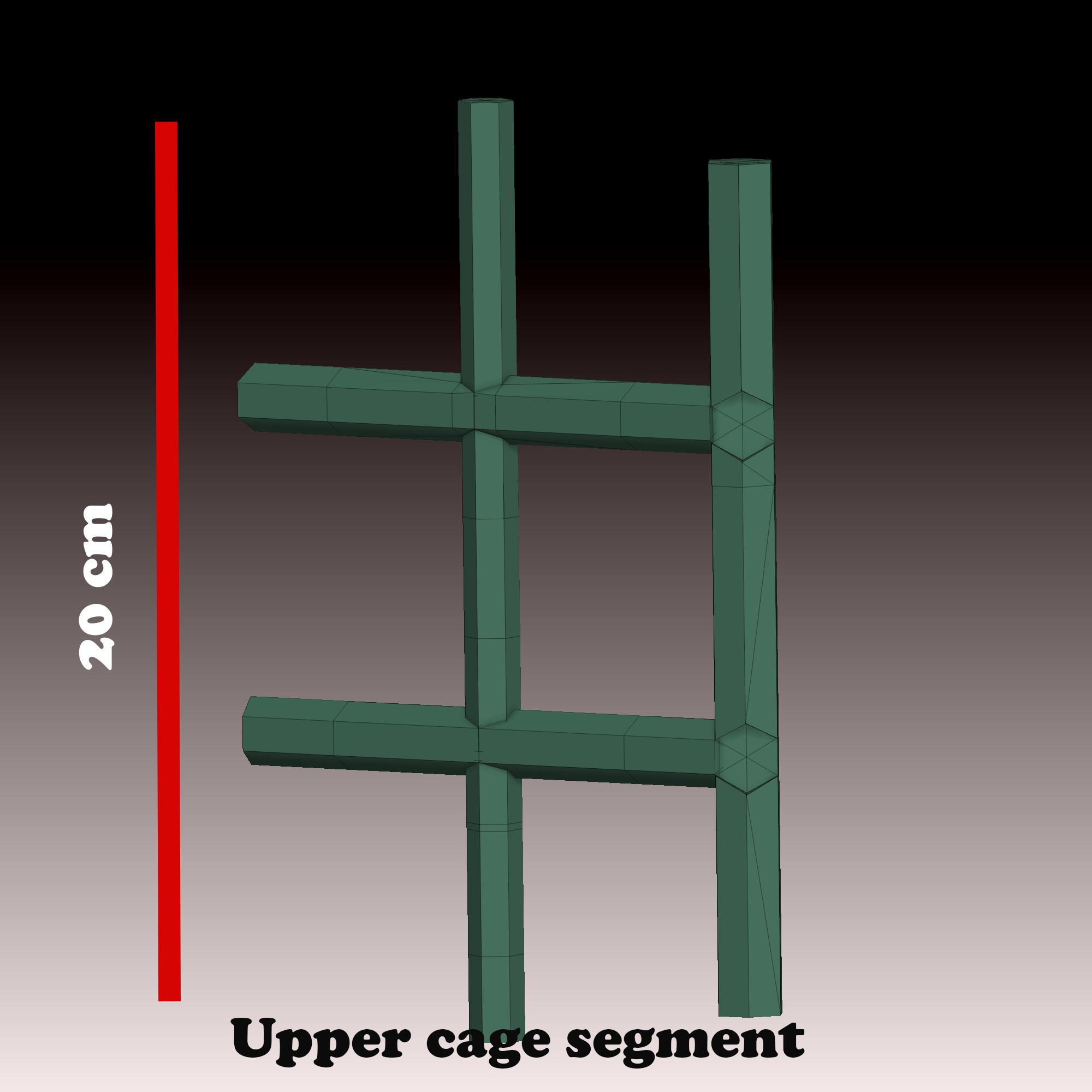 Bloodborne Mensis Cage for cosplay  3D print model_3