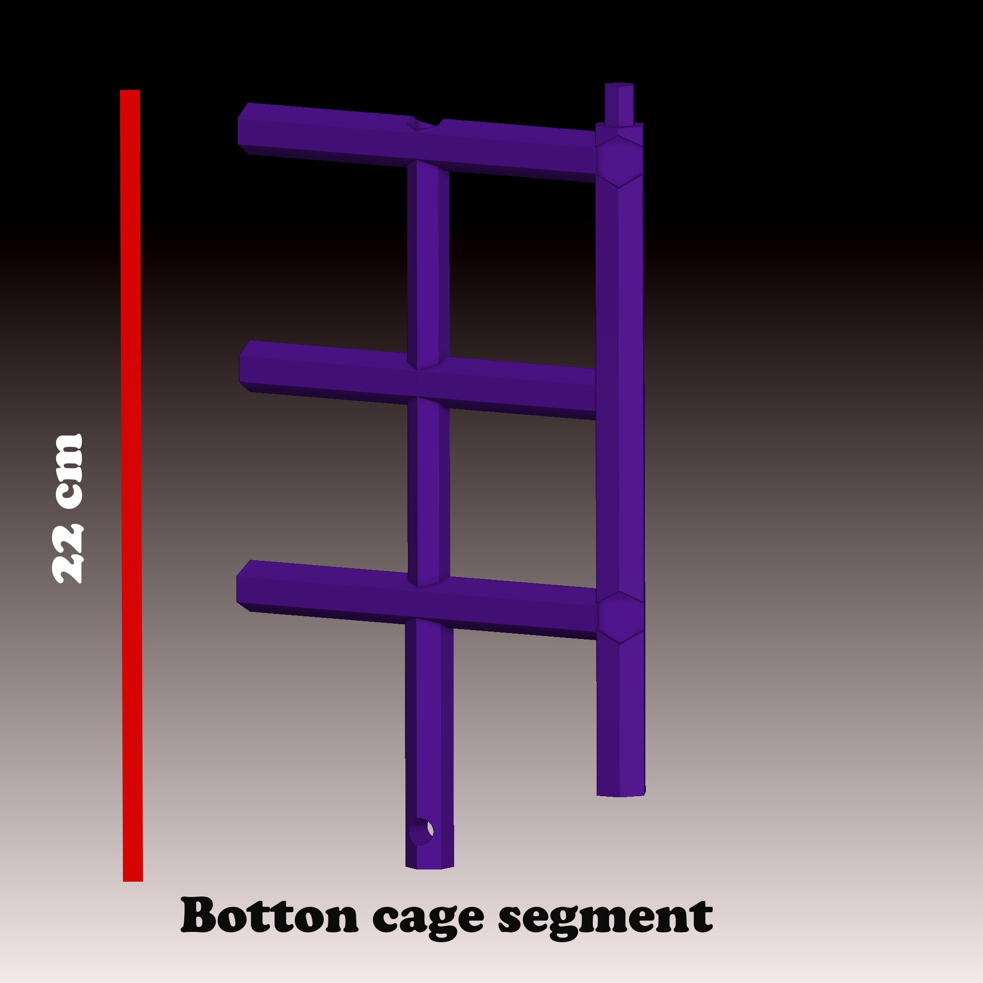 Bloodborne Mensis Cage for cosplay  3D print model_6