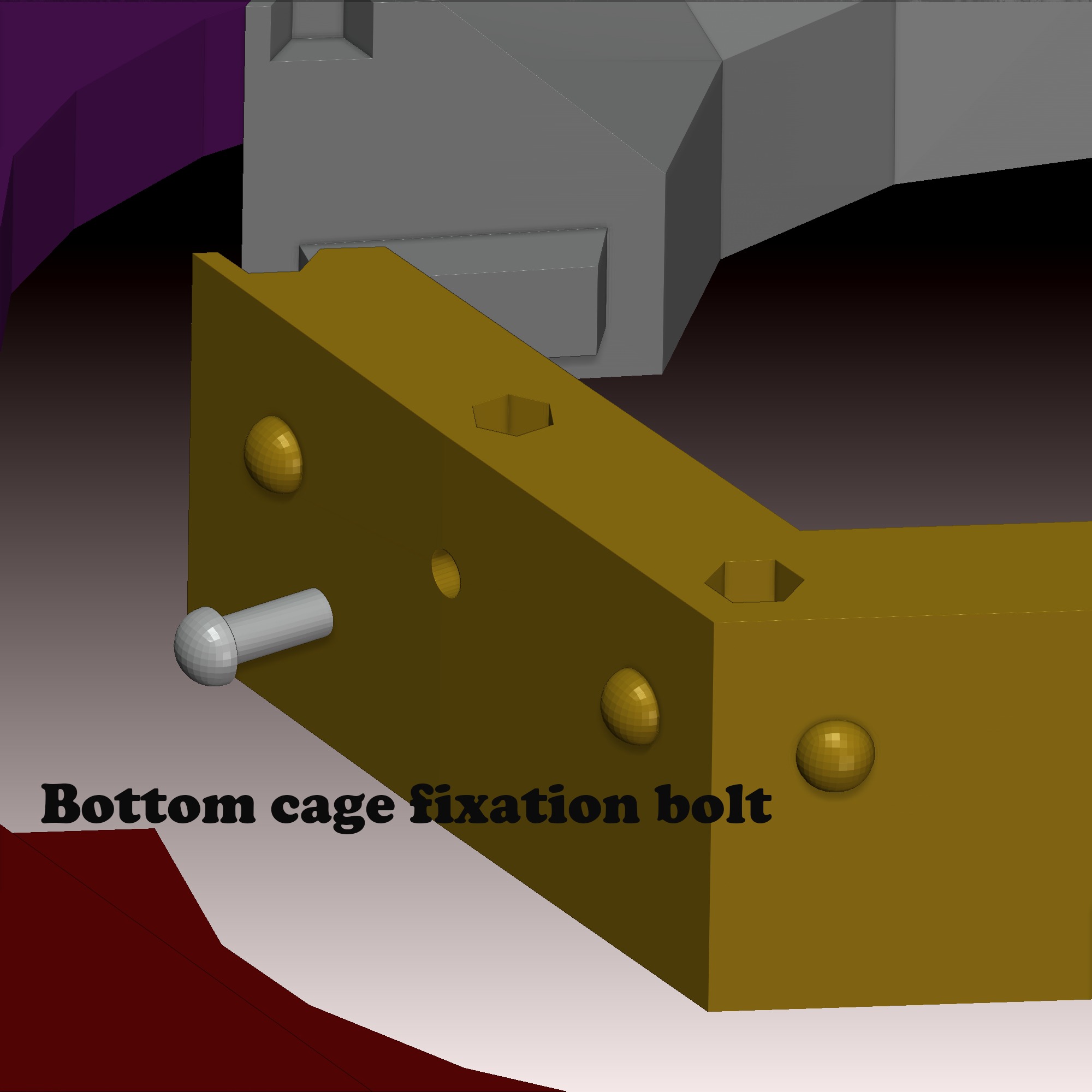 Bloodborne Mensis Cage for cosplay  3D print model_8