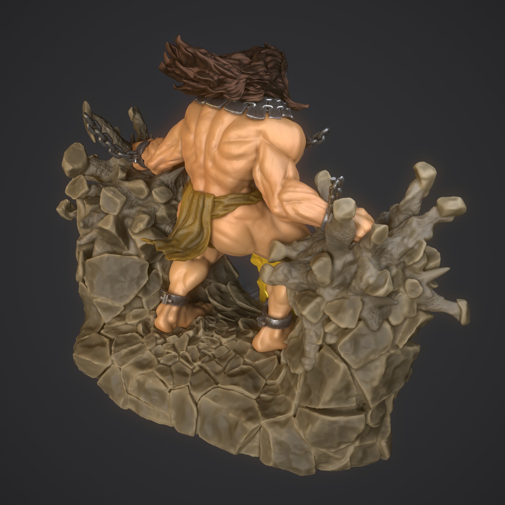 Golden Axe 3 Proud Cragger  3D print model_1