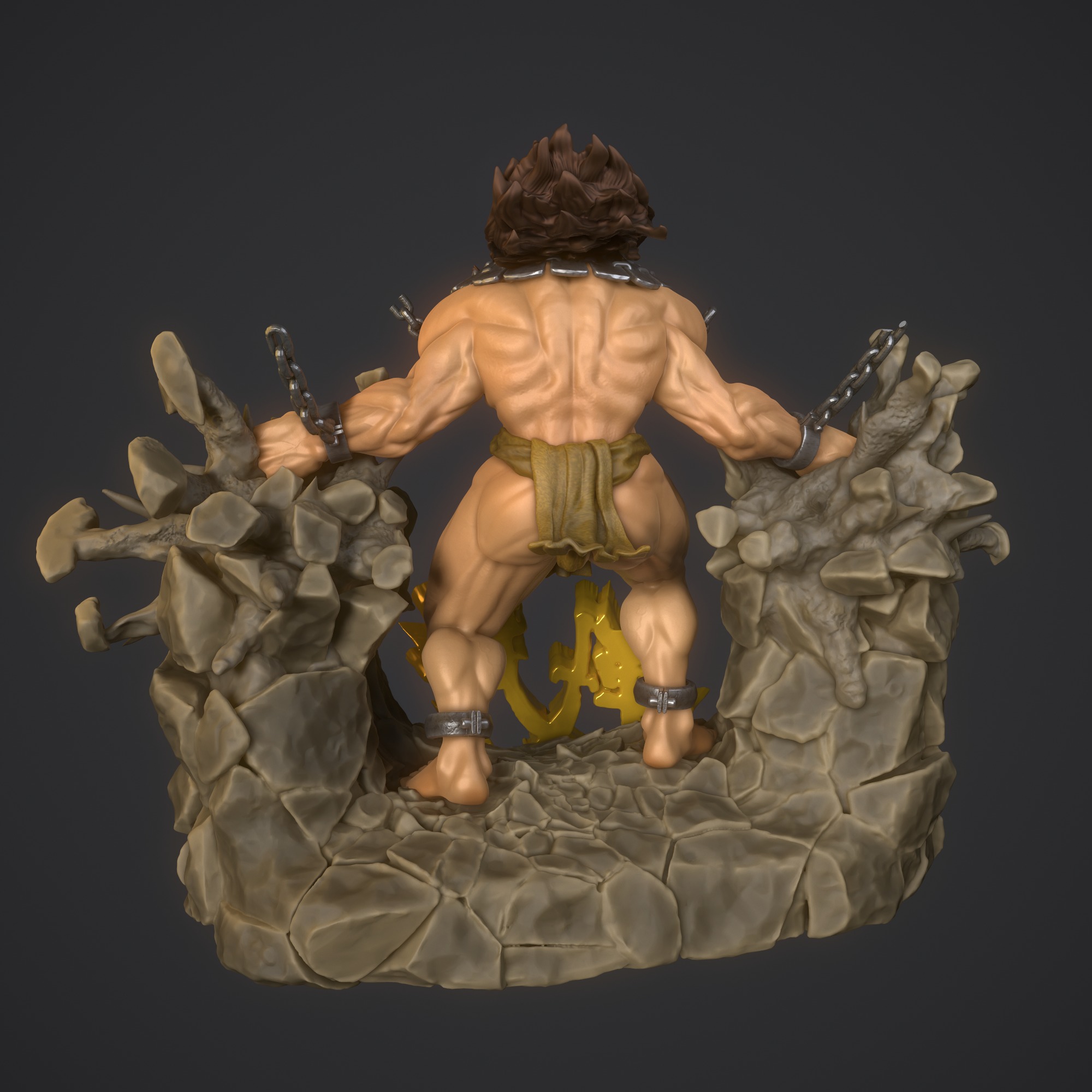 Golden Axe 3 Proud Cragger  3D print model_3