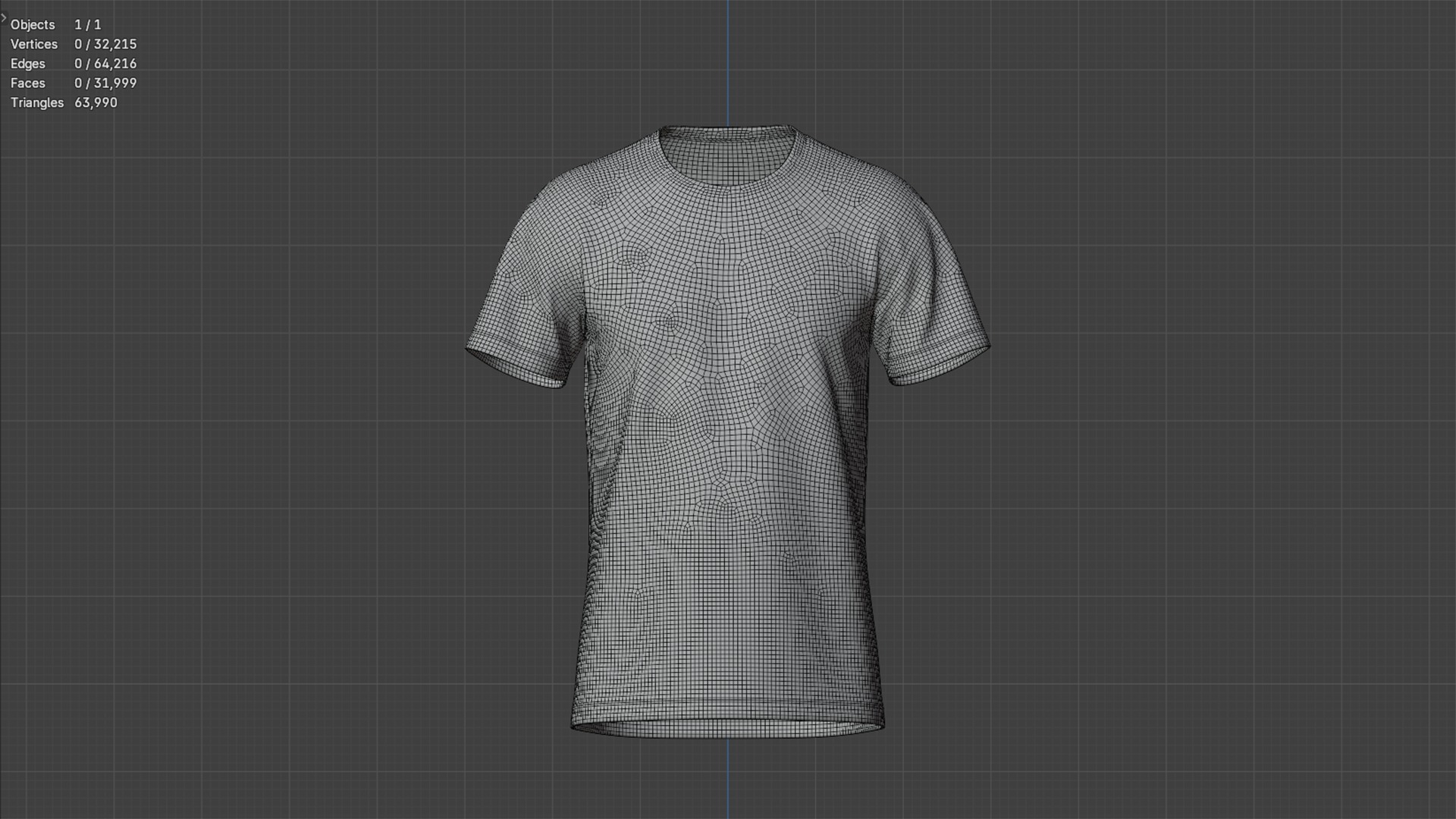 T-Shirt 3D model_7