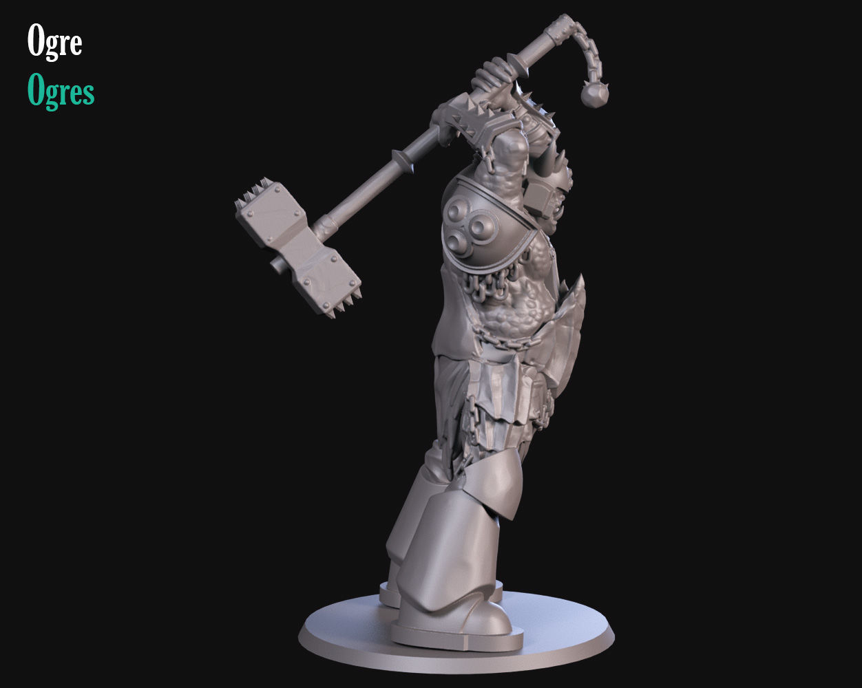 Orgres 3D print model_2