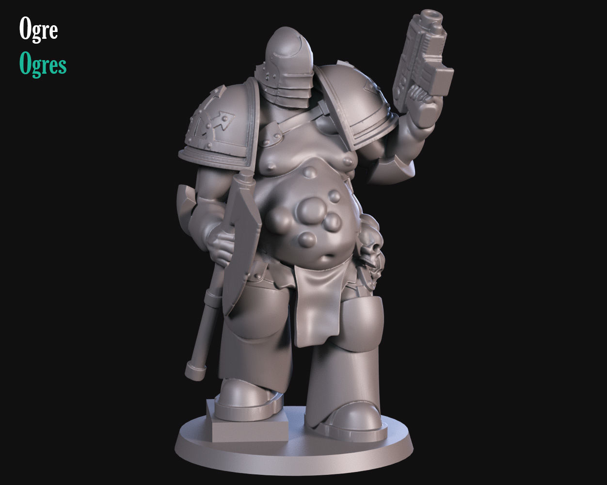 Range Orgres 3D print model_2