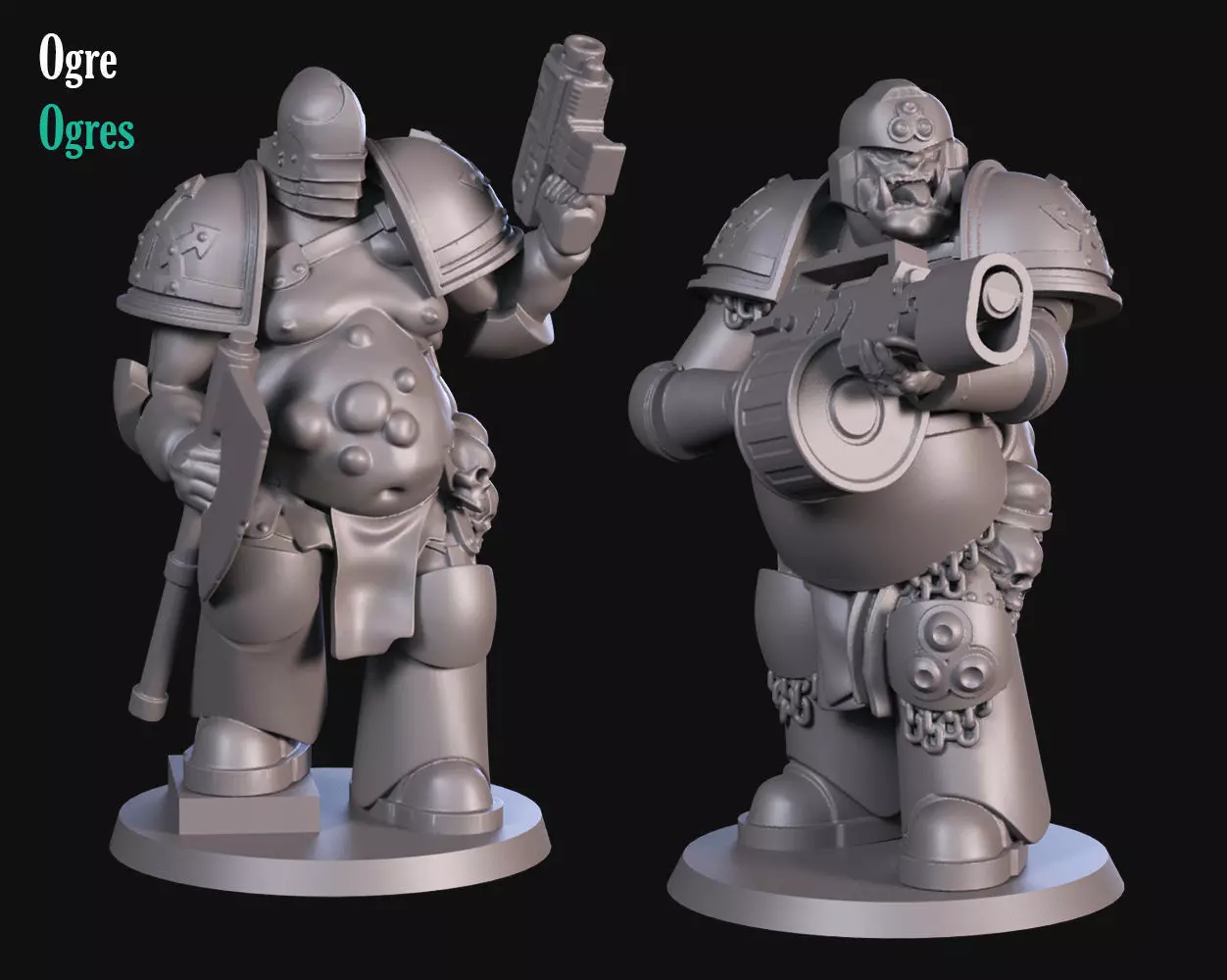 Range Orgres 3D print model_0
