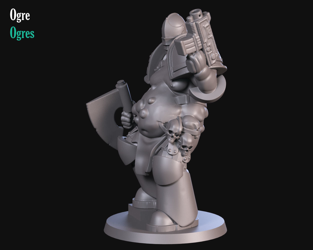 Range Orgres 3D print model_1