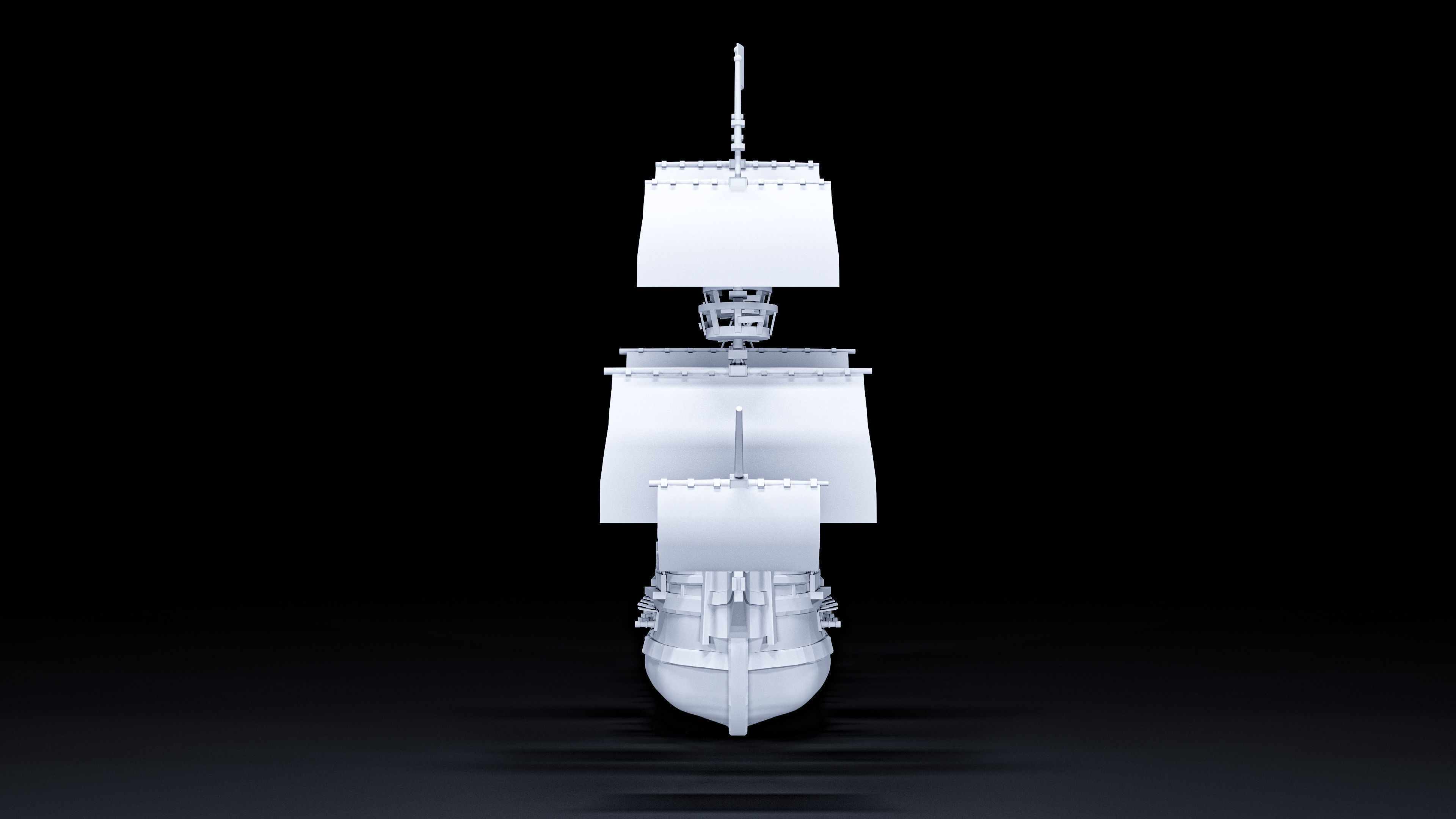 war ship by Akbarov Team 3D print model_1