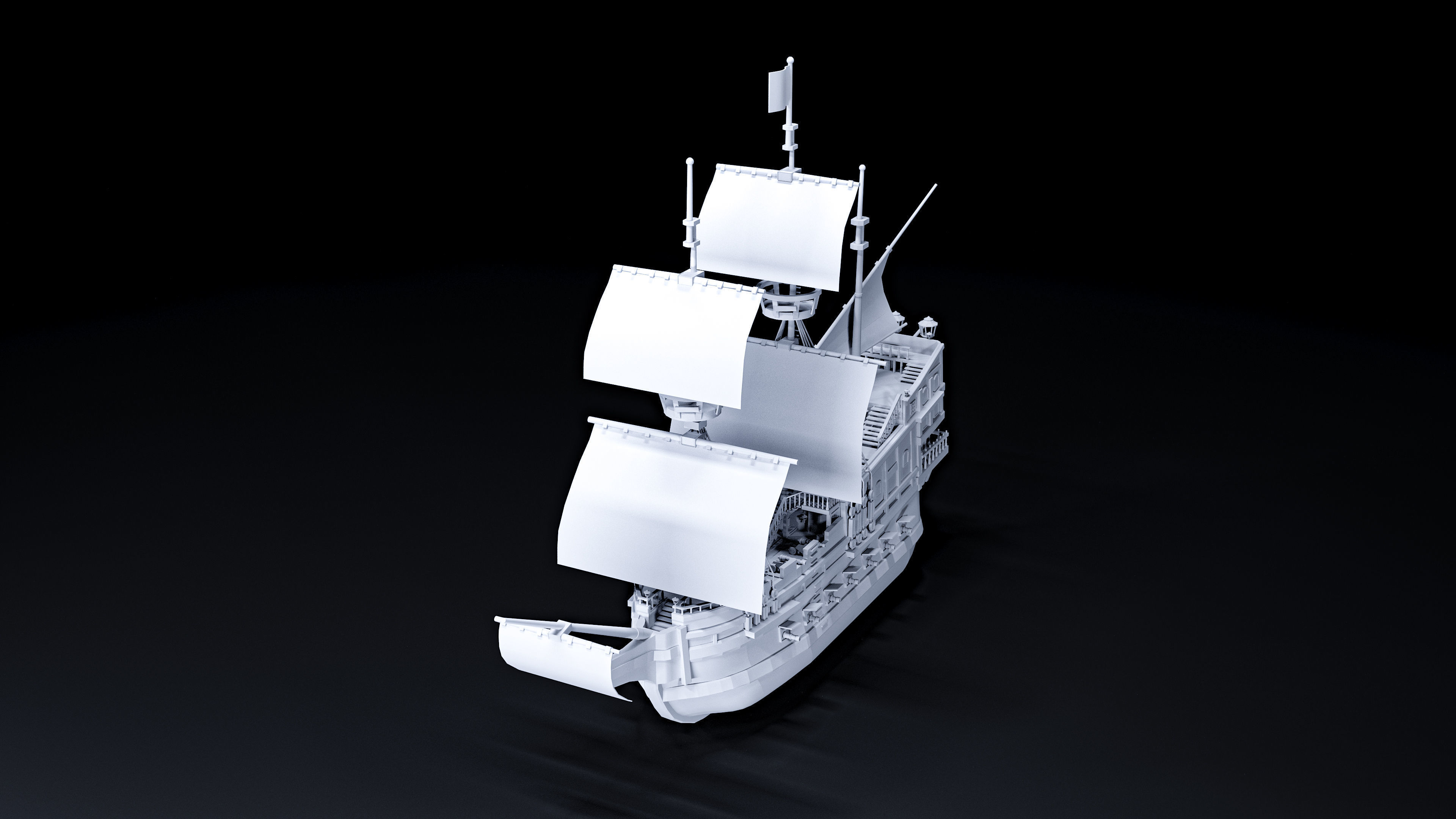 war ship by Akbarov Team 3D print model_3