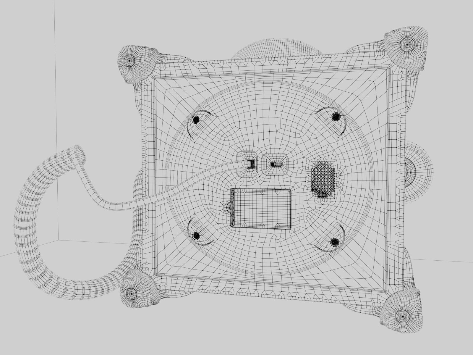 Antique telephone Free 3D model_10