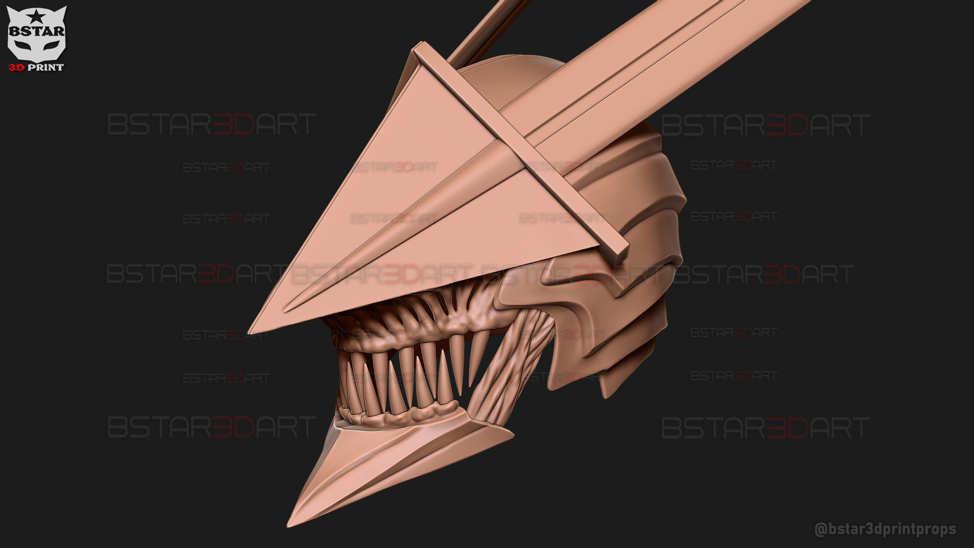 Long Sword Devil Full Accessories 3D Model Collection_8