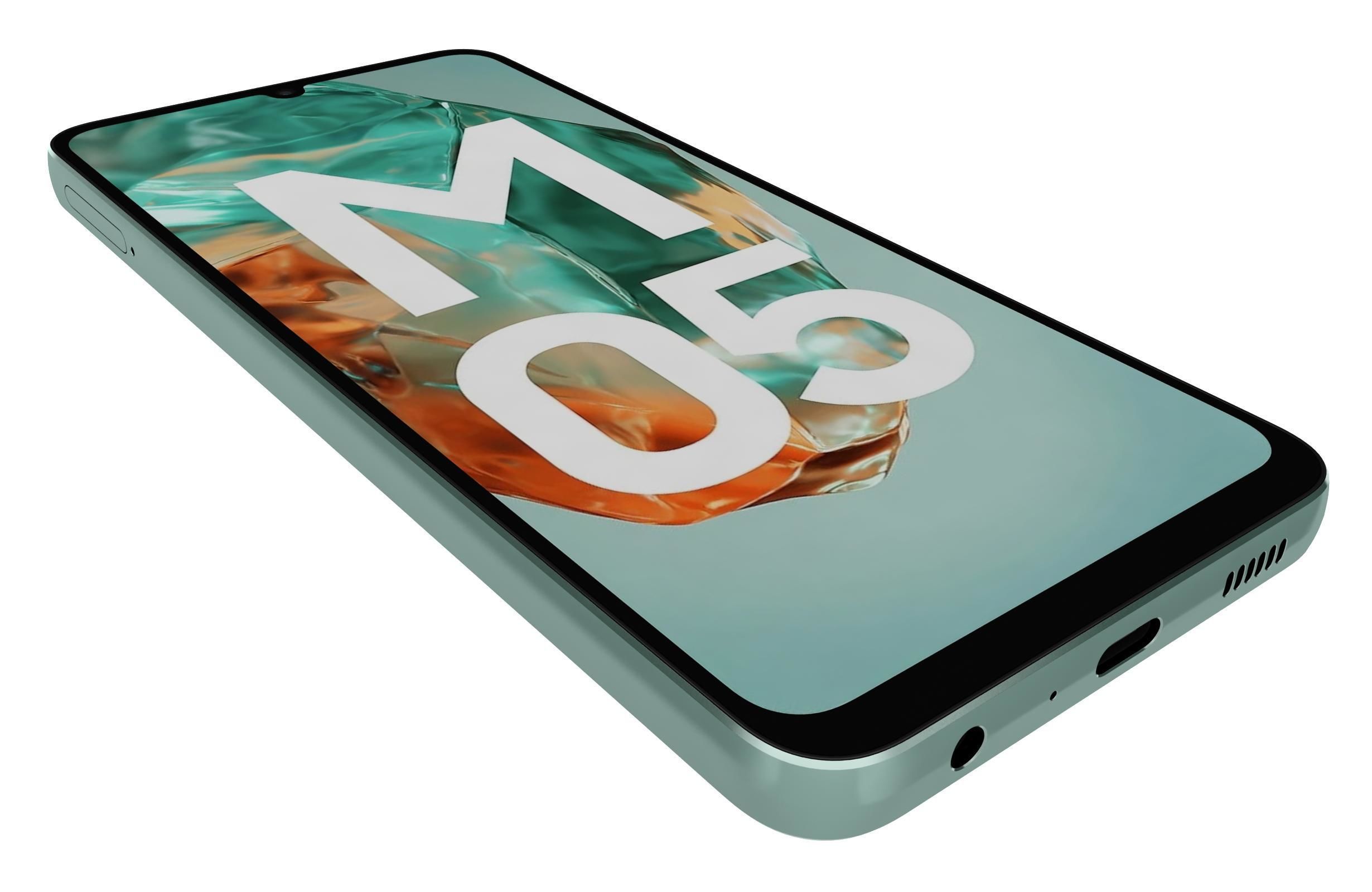 Samsung Galaxy M05 Light Blue 3D model_12