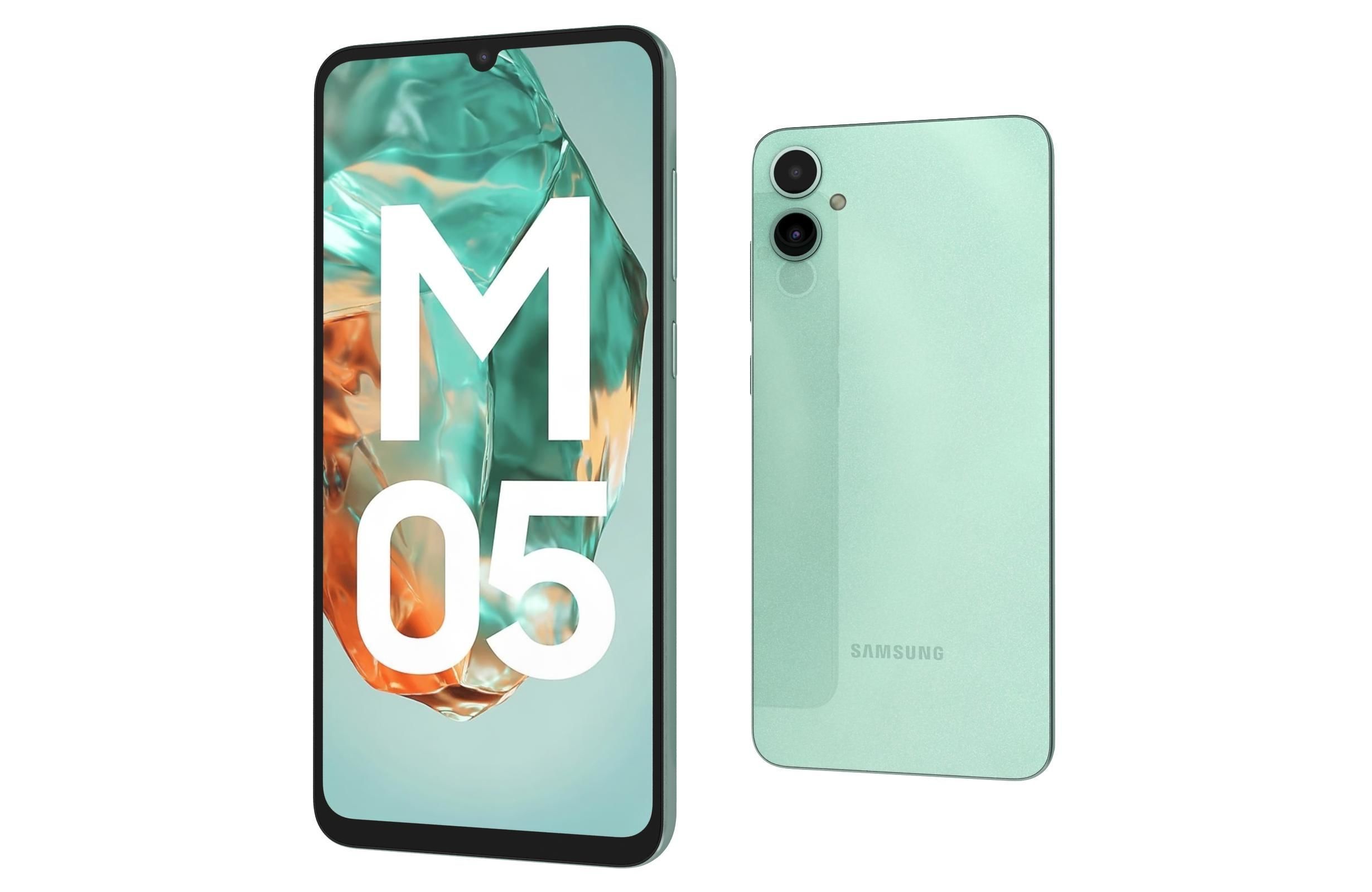 Samsung Galaxy M05 Light Blue 3D model_6