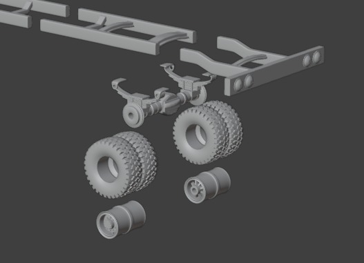 CHEVROLET COE TRUCK 1949 V4 3D print model_5