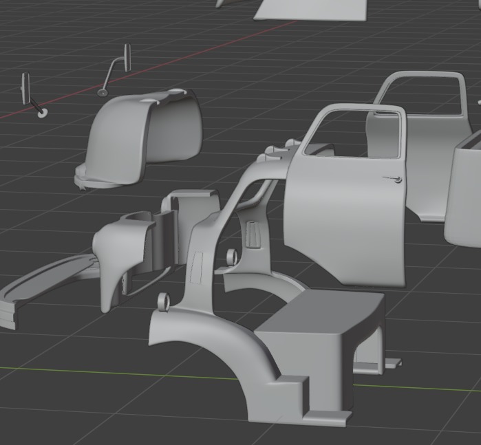 CHEVROLET COE TRUCK 1949 V4 3D print model_7