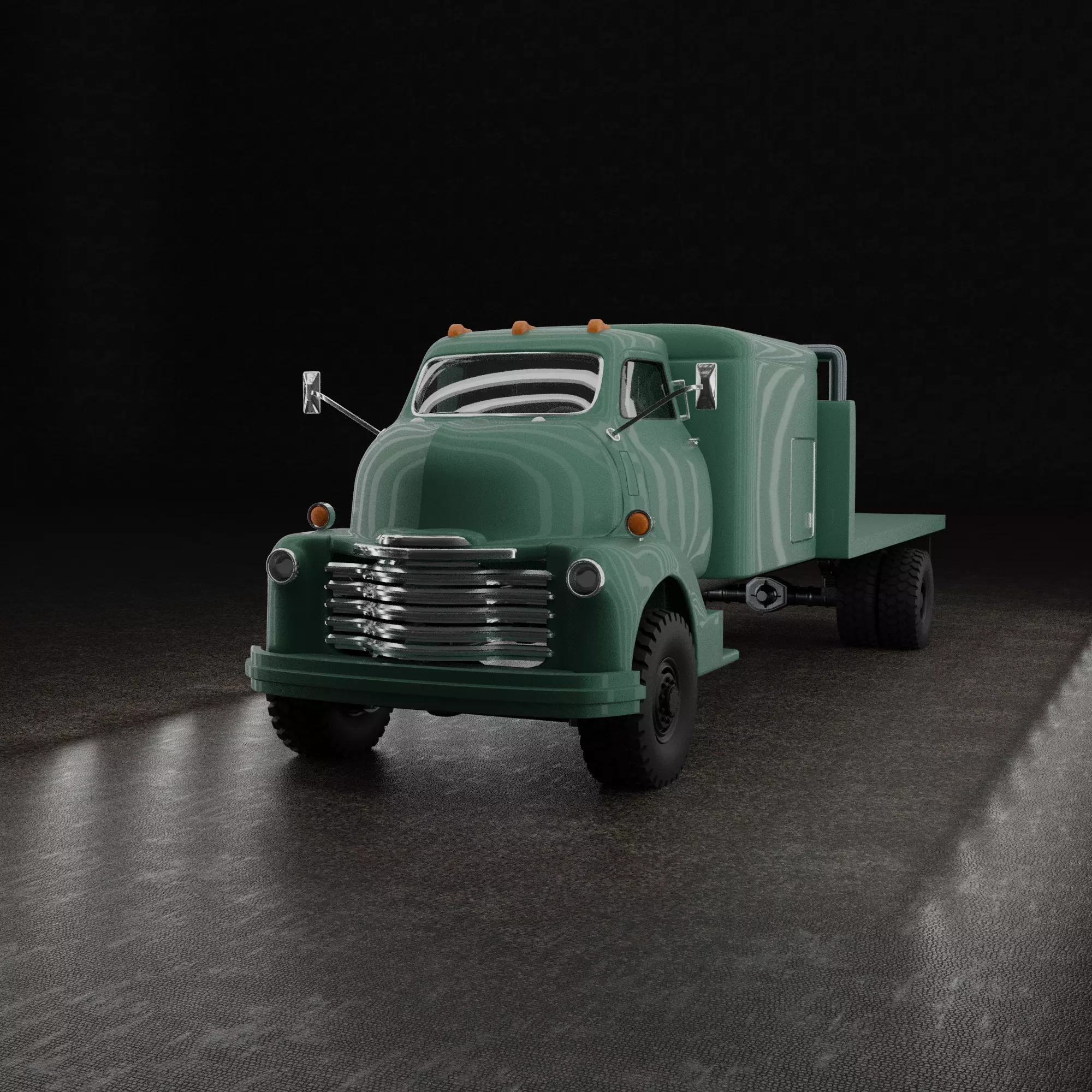 CHEVROLET COE TRUCK 1949 V4 3D print model_0