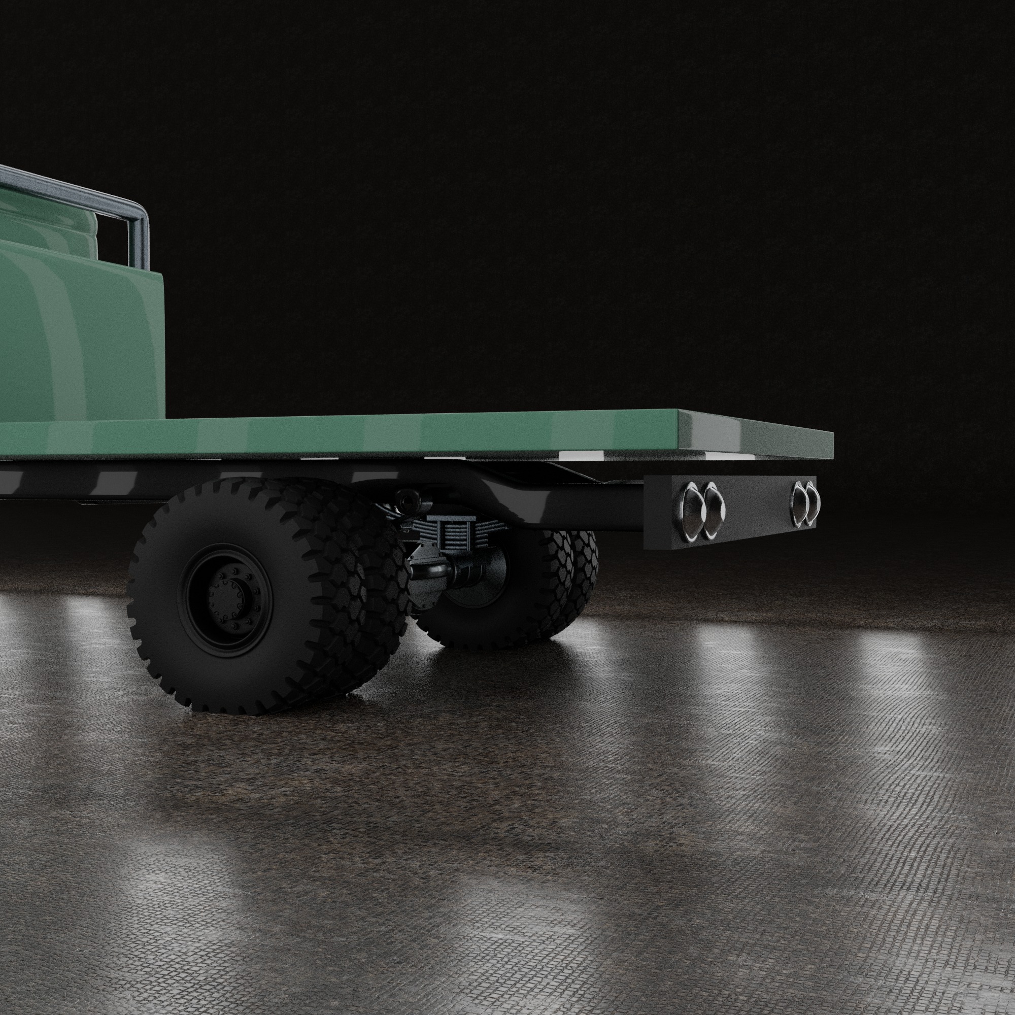 CHEVROLET COE TRUCK 1949 V4 3D print model_1