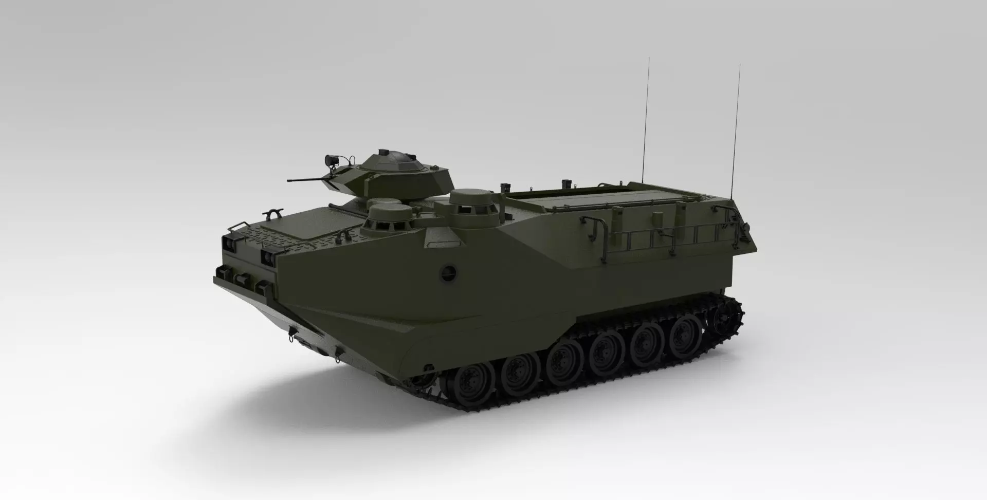 Assault Amphibious Vehicle 3D model_0