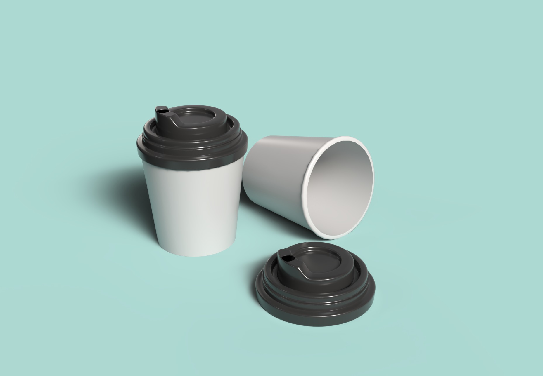 3D Coffee Cup 3D model_1