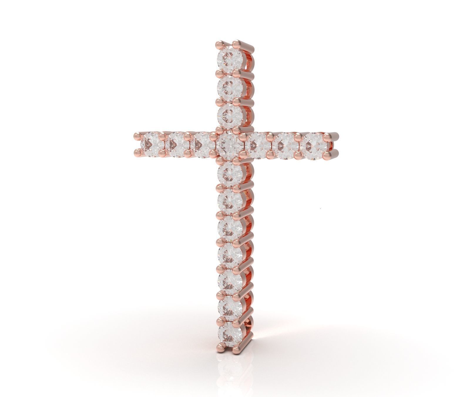 Cross Pendant 3D model_2