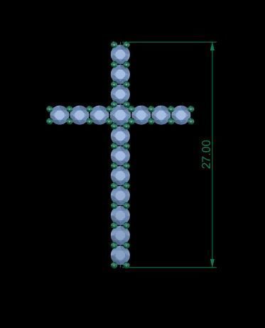 Cross Pendant 3D model_6