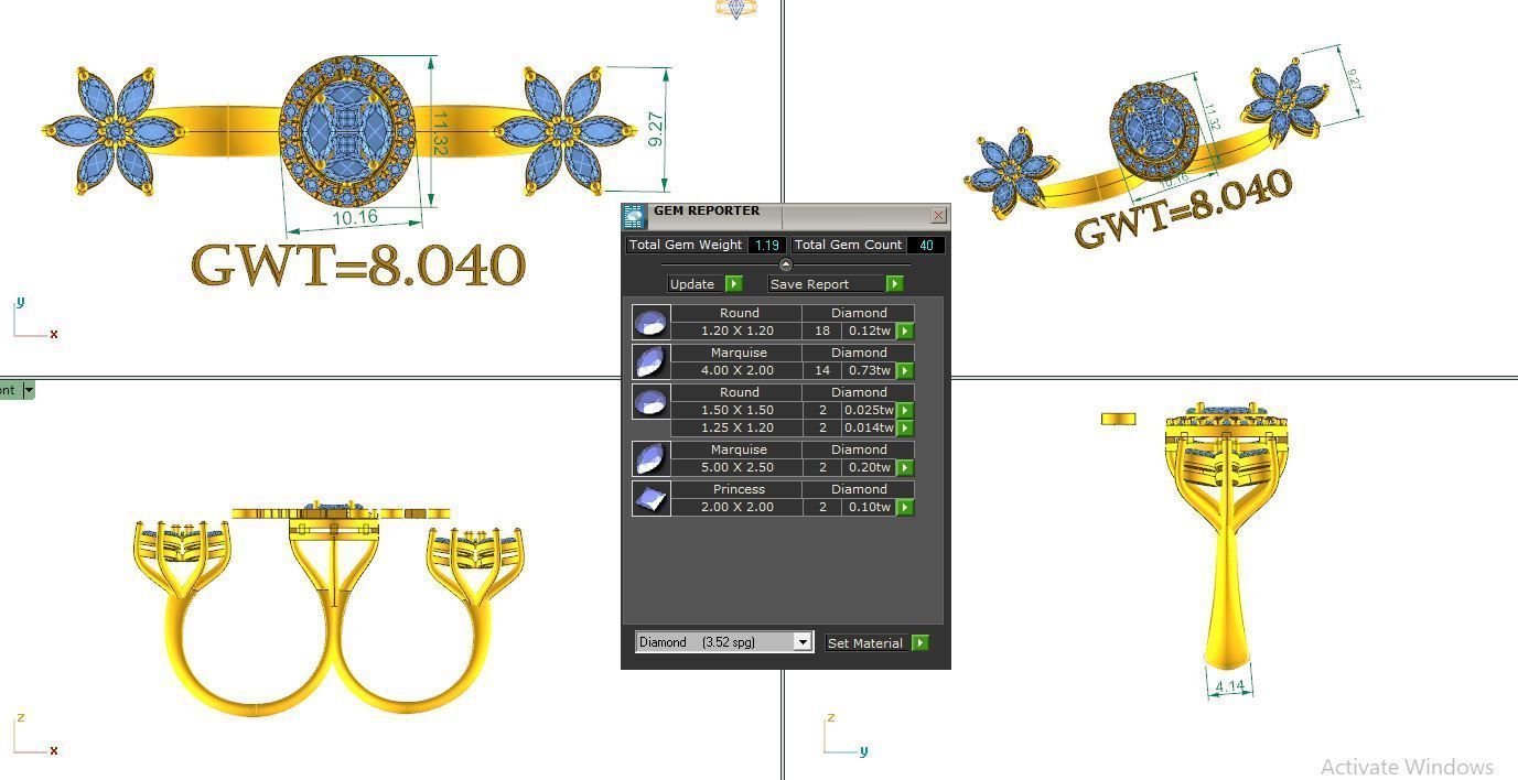 FASION RING 3D model_2