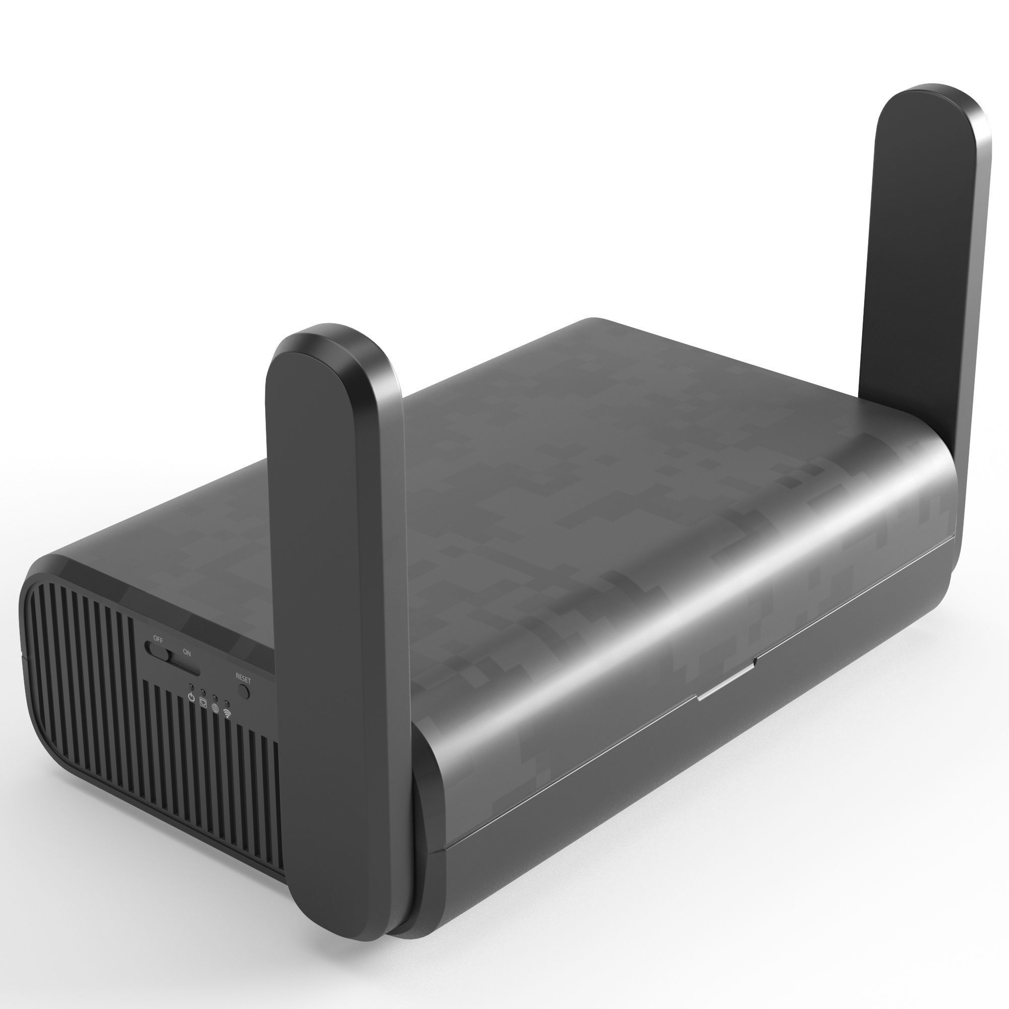 WiFi Router 3D model_4