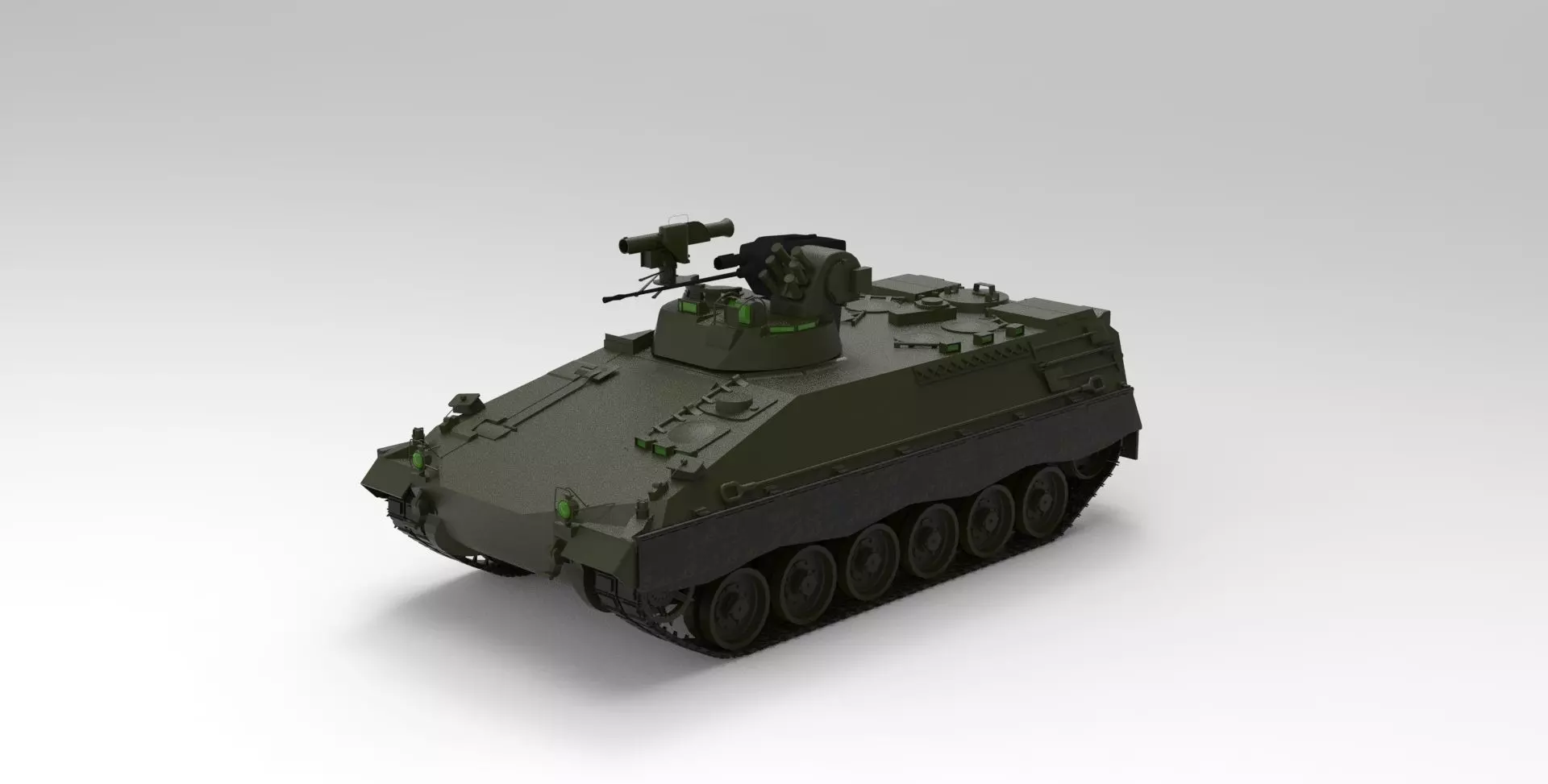 Marder 1 infantry fighting vehicle 3D model