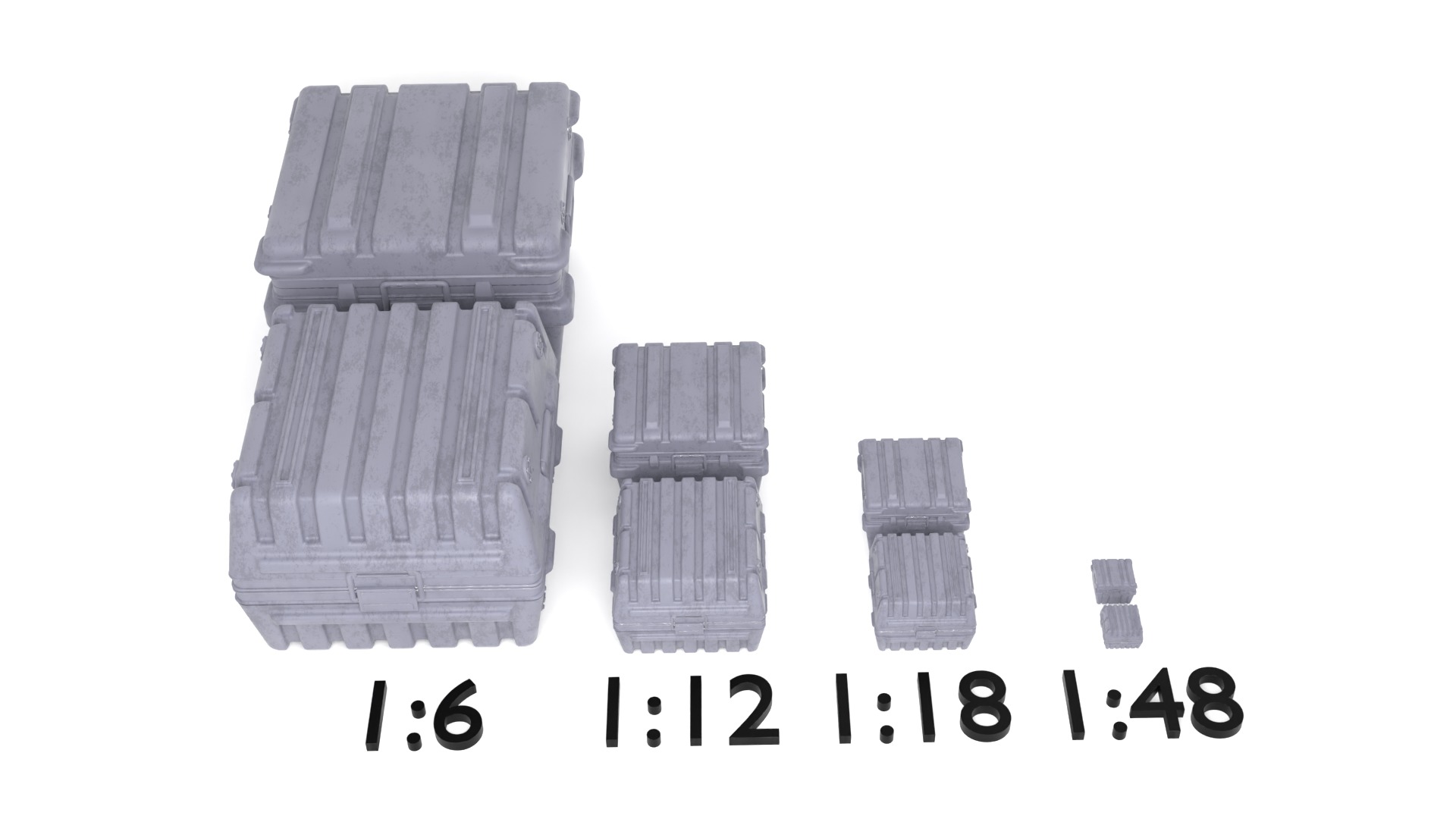Dagobah Crates 1-6 scale Hottoys 3D print model_18