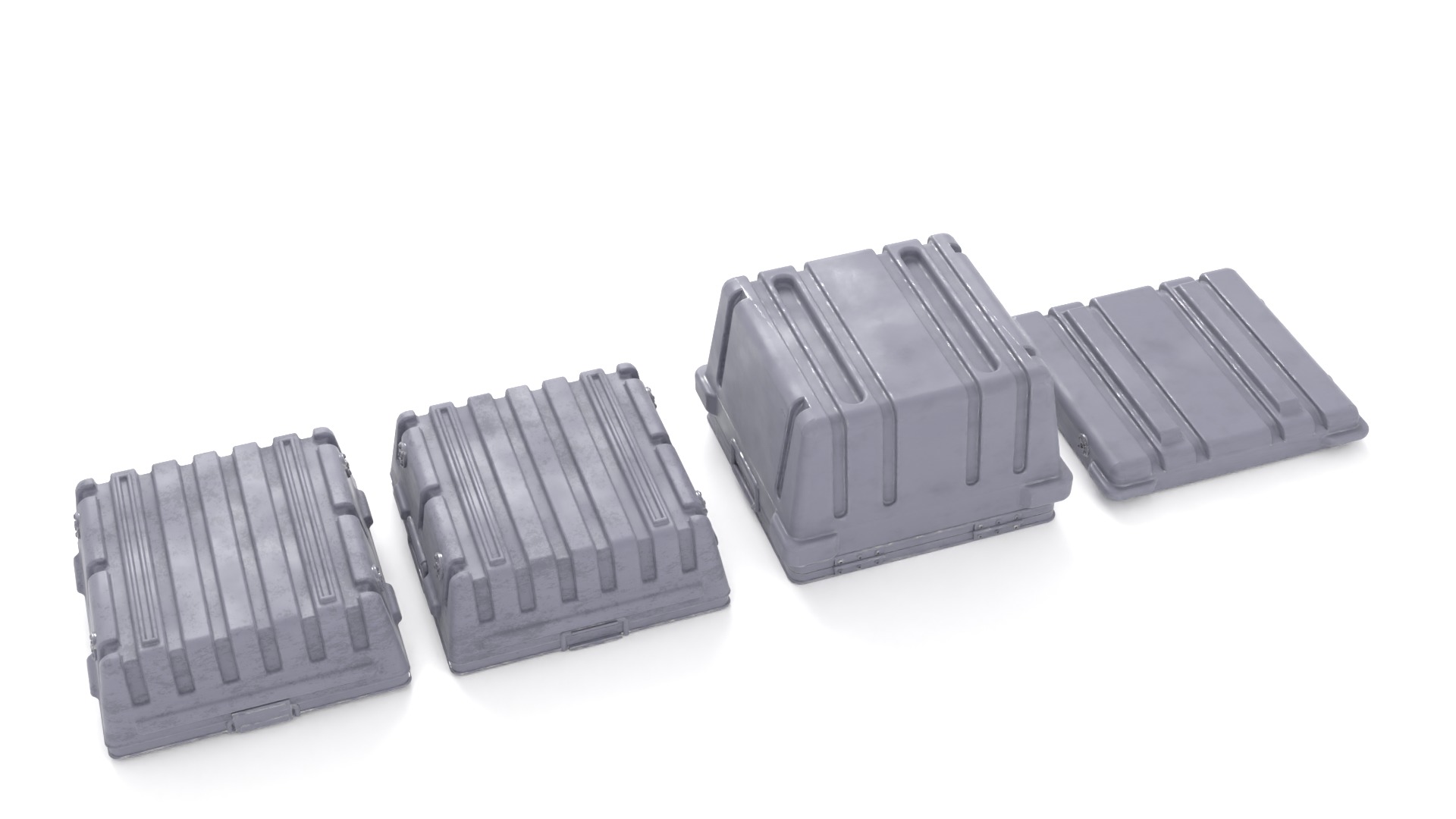 Dagobah Crates 1-6 scale Hottoys 3D print model_17