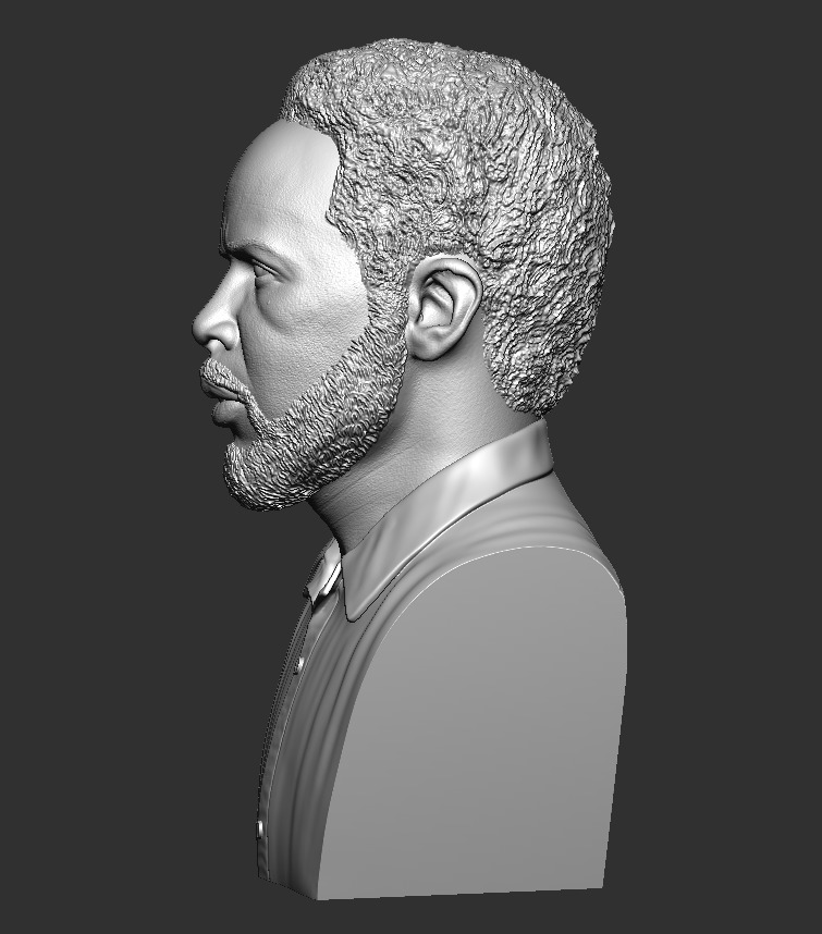 Harold Perrineau Bust - From TV series 3D print model_3