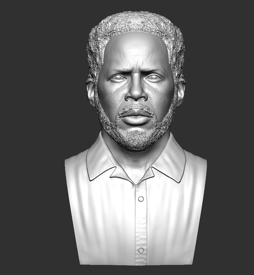 Harold Perrineau Bust - From TV series 3D print model_2