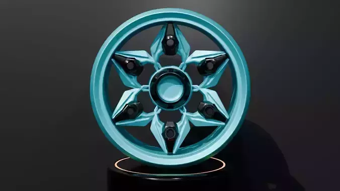 Concept rim wheel 3D model