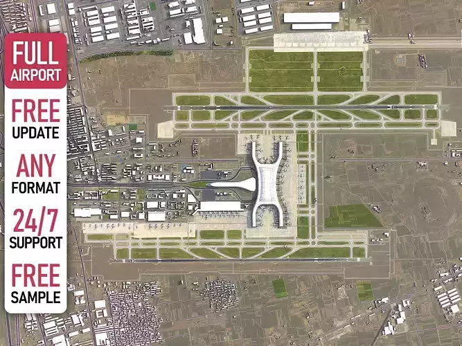 Zhengzhou - 3D Airport Model